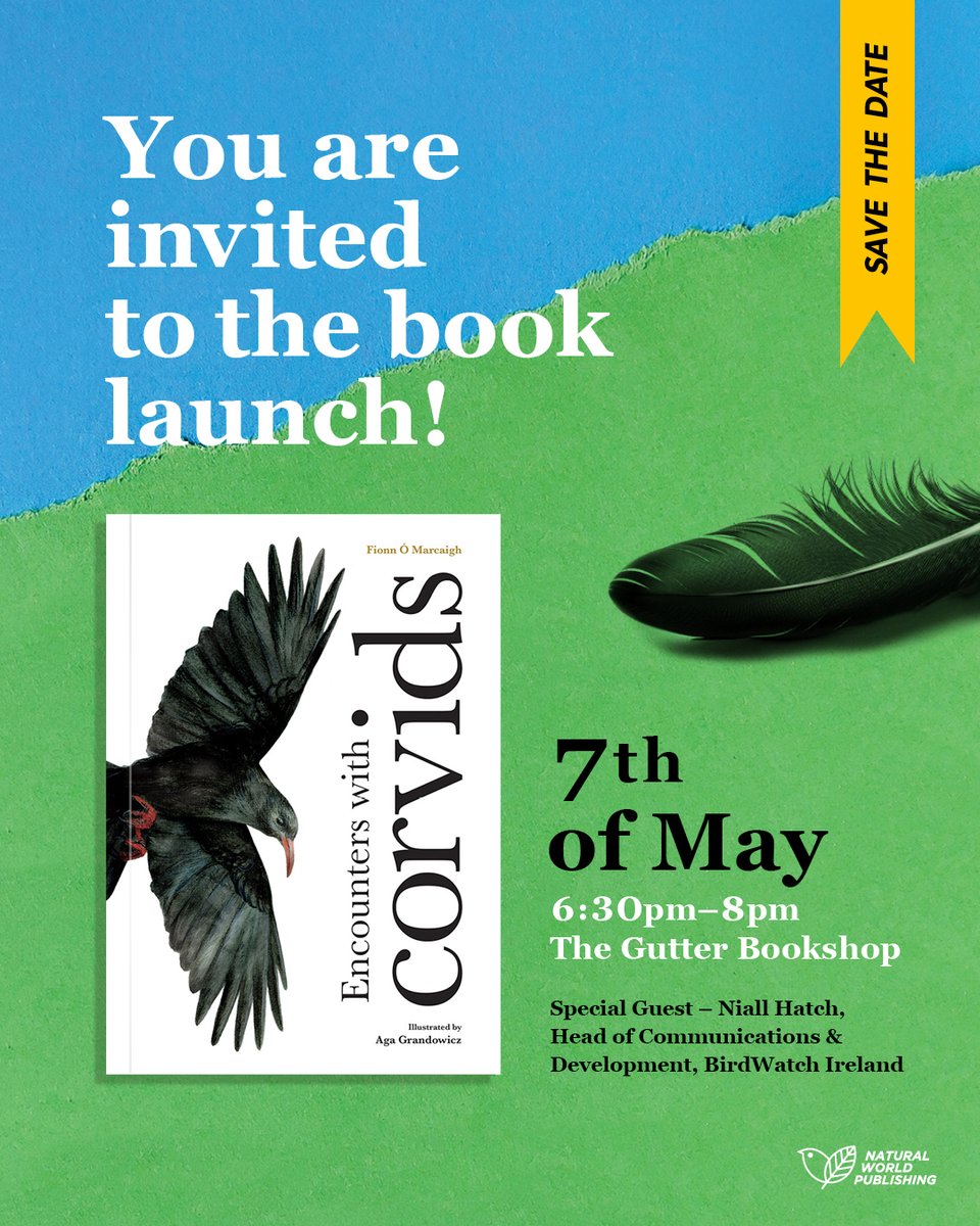 Natural World Publishing (@natworldpubli) on Twitter photo Save the date: 📅 May 7th at 6:30 PM
📍Gutter Bookshop <a href="/gutterbookshop/">Gutter Bookshop</a>, Temple Bar, Dublin
📚RSVP via Eventbrite here (so we know how many refreshments will be required): shorturl.at/e5xSX (LAST PLACES LEFT!)
<a href="/Scaladoir/">Fionn Ó Marcaigh</a> <a href="/AgaGrandowicz/">Aga Grandowicz</a> Save the date: 📅 May 7th at 6:30 PM
📍Gutter Bookshop <a href="/gutterbookshop/">Gutter Bookshop</a>, Temple Bar, Dublin
📚RSVP via Eventbrite here (so we know how many refreshments will be required): shorturl.at/e5xSX (LAST PLACES LEFT!)
<a href="/Scaladoir/">Fionn Ó Marcaigh</a> <a href="/AgaGrandowicz/">Aga Grandowicz</a>
