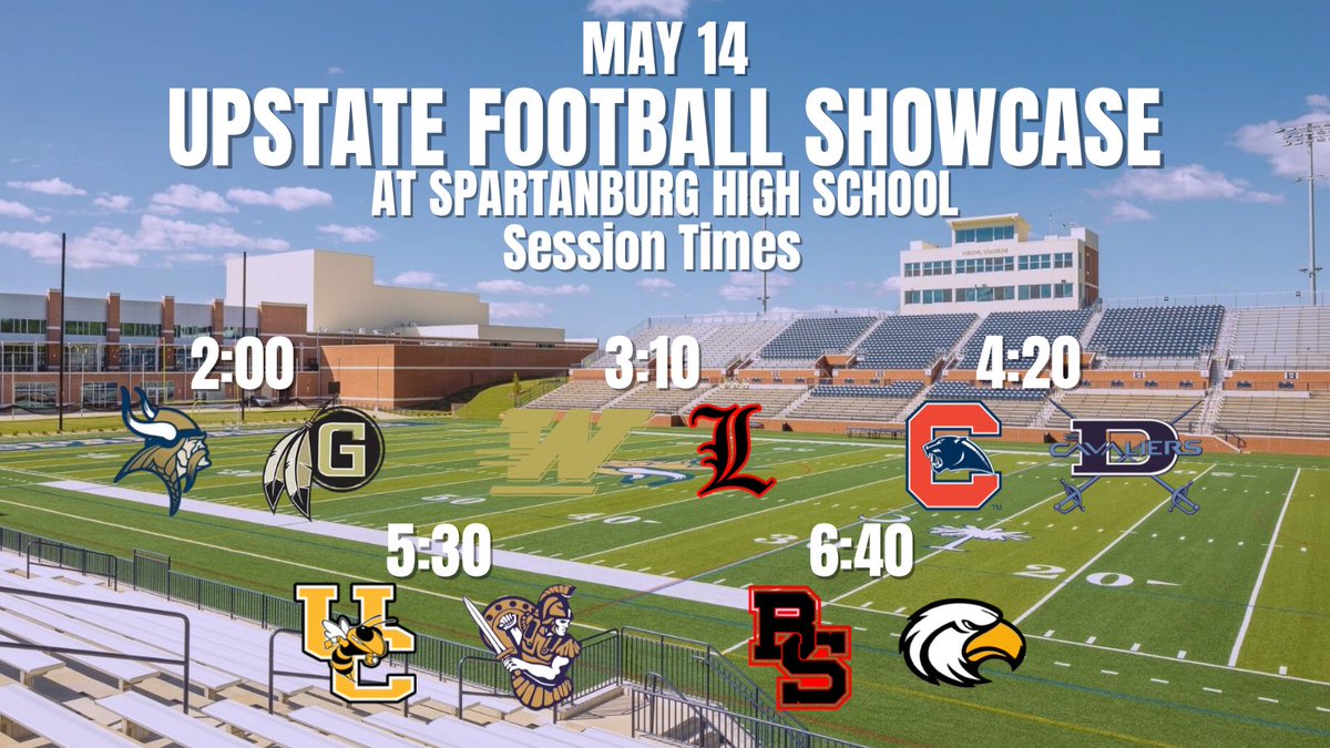 Chapman Panthers Football (@chspanthersfb) on Twitter photo It’s going to be a great day!!! Make sure to mark your calendars!!! <a href="/spartanburgone/">Spartanburg One</a> <a href="/JedBlackwell/">Jed Blackwell</a> <a href="/LouatTheState/">Lou Bezjak</a> <a href="/iguerin/">Ian Guerin</a> <a href="/SoSportsCentral/">Southern Sports Central Radio Network™</a> <a href="/MovinChains/">Movin’ The Chains</a> <a href="/CHS_AthlDept/">Chapman Athletics</a> <a href="/TheFanUpstate/">The Fan Upstate</a> <a href="/CastPrep/">Upstate Prep-Cast</a> It’s going to be a great day!!! Make sure to mark your calendars!!! <a href="/spartanburgone/">Spartanburg One</a> <a href="/JedBlackwell/">Jed Blackwell</a> <a href="/LouatTheState/">Lou Bezjak</a> <a href="/iguerin/">Ian Guerin</a> <a href="/SoSportsCentral/">Southern Sports Central Radio Network™</a> <a href="/MovinChains/">Movin’ The Chains</a> <a href="/CHS_AthlDept/">Chapman Athletics</a> <a href="/TheFanUpstate/">The Fan Upstate</a> <a href="/CastPrep/">Upstate Prep-Cast</a>