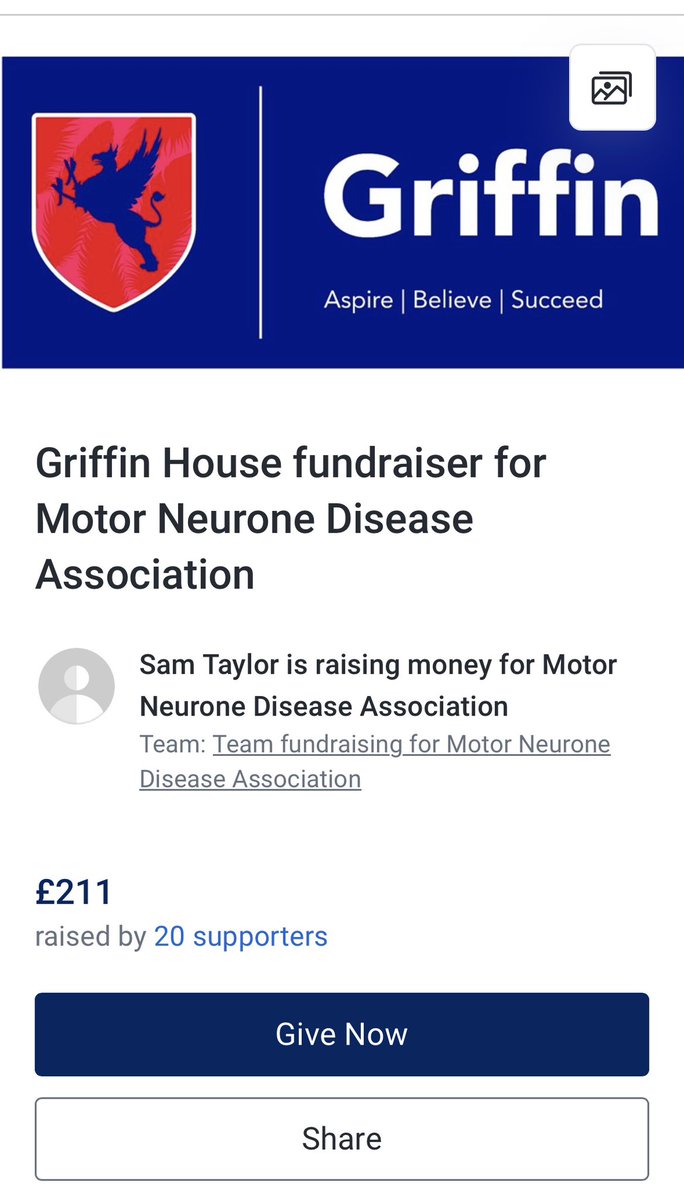 🔴 Griffin Charity Week 🔴

Wow, we have raised £200 already towards our raffle! 

Thank you to everyone that has entered so far! Please keep donating to be in the draw for Fridays Raffle 🎟️

3️⃣ Days left to donate and enter!

#BeRed <a href="/mndassoc/">MND Association</a> <a href="/nailseaschool/">Nailsea School</a>