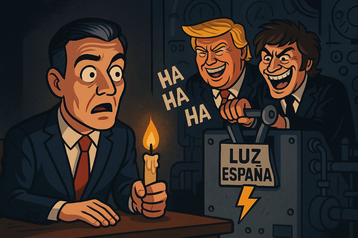 Según Pedro, Ya tiene identificado a los autores del hackeo electrónico en España.
🤣🤣
#apagon #EspanaAOscuras #DerechaCorruptayMiserable