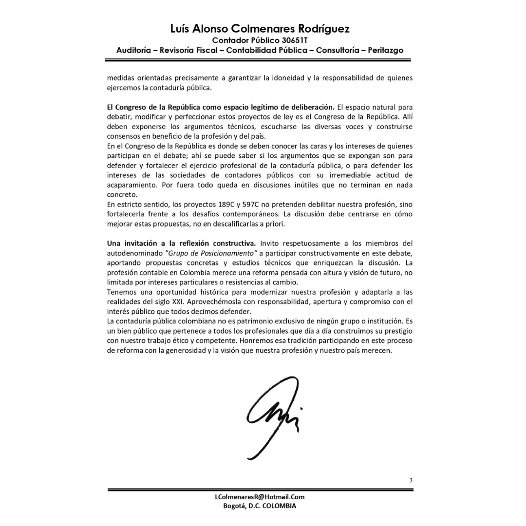 lcolmenaresr's tweet photo. #LaOpinionDeColmenares | Reflexiones sobre la reforma a la profesión contable: réplica e invitación al diálogo constructivo.

Accede al documento en https://t.co/WwJGziilyJ

@CamaraColombia @UAEjuntacc

#Contador #Contaduria #Contabilidad #ContaduriaPublica #ContabilidadPublica #Contadora #Contadores #ComunidadContable #Contables #ContadorPublico #ContadoresPublicos #EdutubersColombia #contabilidadcolombia #auxiliarcontable #dian #asistentecontable #CTCP #JCC #UCC