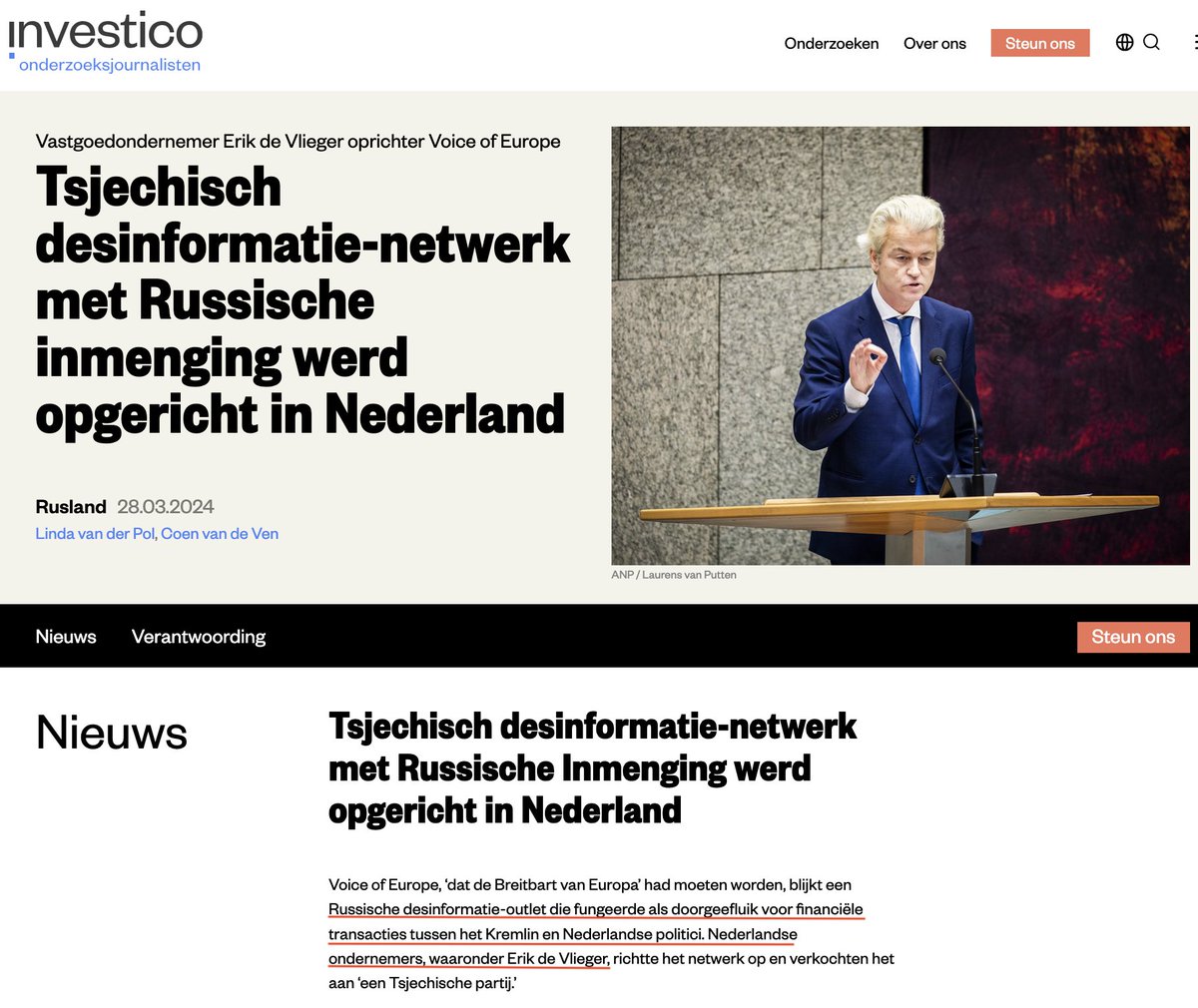 <a href="/DevliegerErik/">Erik de Vlieger -Tweep des Vaderlands</a> Hoeveel krijg jij van het Kremlin, Erik? Jij bent toch Erik de Vlieger? Oprichter van een Russisch desinformatieplatform? Hoe heet dat? Landverraad?