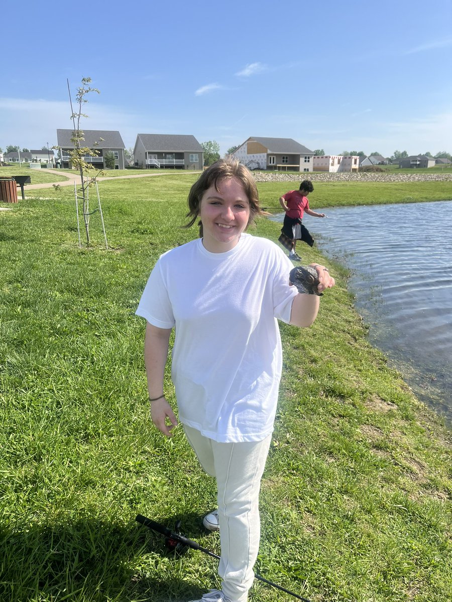 Coach Joseph has been taking his class fishing! Students are really enjoying the different types of activities for PE.