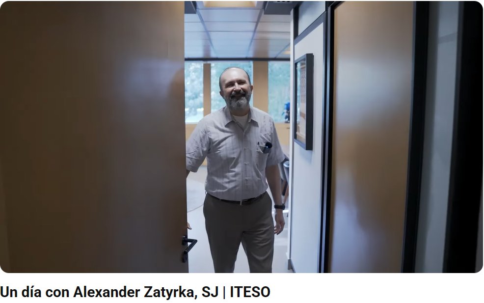 #SUJContigo

Alexander Zatyrka, SJ, Rector del <a href="/ITESO/">ITESO</a>, nos abre la puerta a su jornada diaria para mostrarnos cómo vive su vocación de liderazgo universitario. Te invitamos a este recorrido que revela el corazón del quehacer rectoral.

youtube.com/watch?v=3vvttp…

#EducaciónJesuitaMX