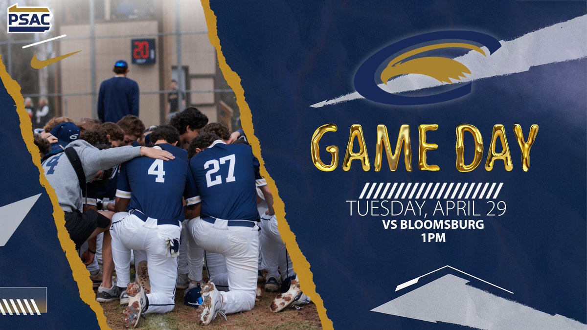 Clarion Golden Eagles (@clarioneagles) on Twitter photo The final non-conference <a href="/ClarionBaseball/">Clarion Baseball</a> game of the season is on deck as the Golden Eagles host Bloomsburg:
π Clarion, PA
βΎοΈ Memorial Stadium
π tinyurl.com/24yq92eq
π₯ tinyurl.com/2b6r2jpo The final non-conference <a href="/ClarionBaseball/">Clarion Baseball</a> game of the season is on deck as the Golden Eagles host Bloomsburg:
π Clarion, PA
βΎοΈ Memorial Stadium
π tinyurl.com/24yq92eq
π₯ tinyurl.com/2b6r2jpo