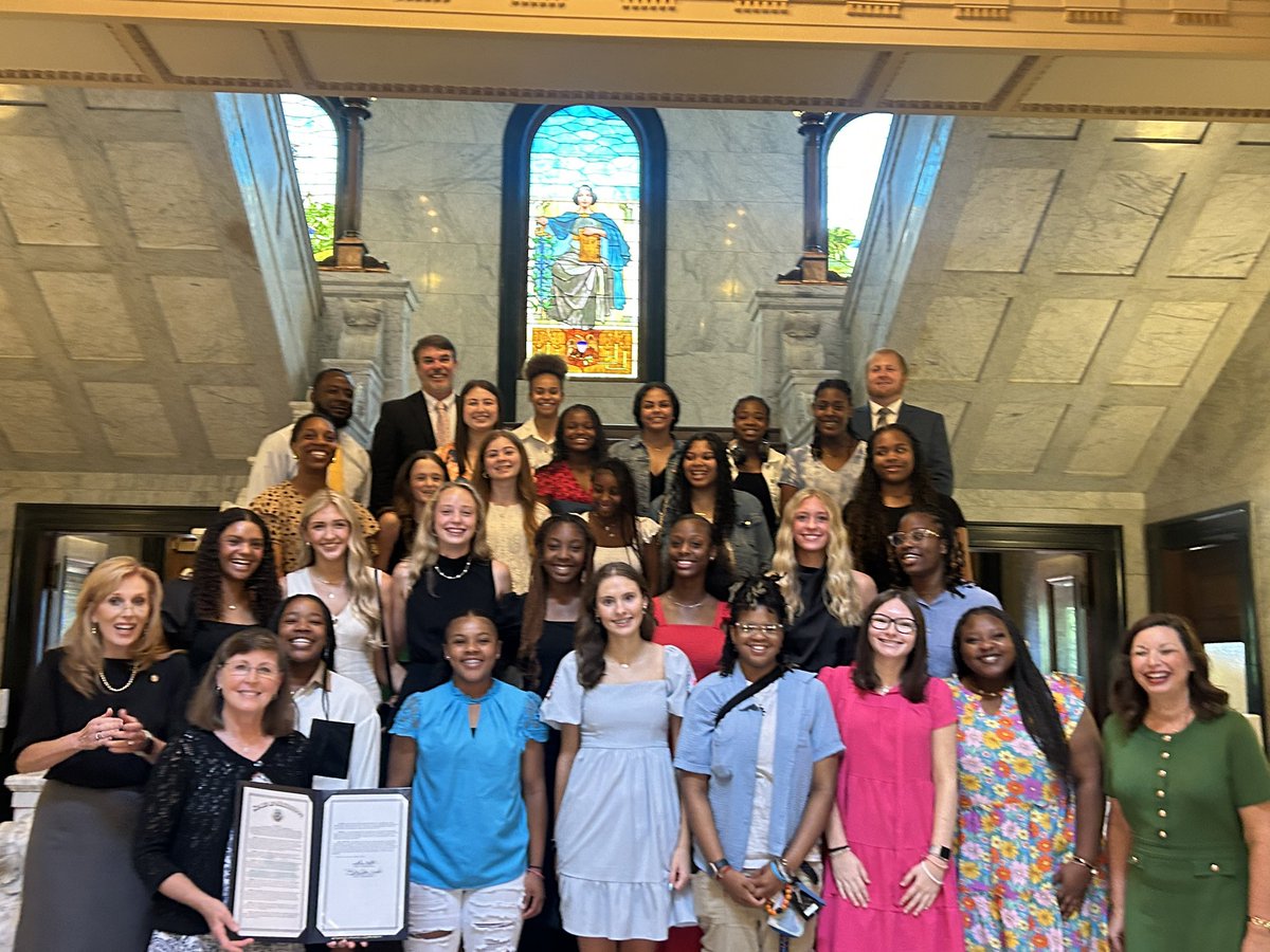 It was an honor to be recognized for our accomplishments at the capitol today. Thank you Beth Waldo for a special day and a memorable final event for your 2025 5A State Champions and Middle School State Champions.