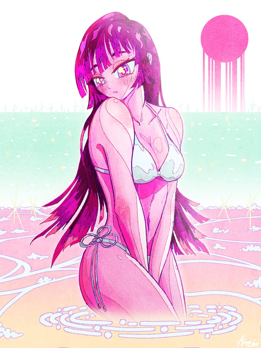 Arcsiin_'s tweet photo. #OC #art #digitalart #80sanime #90sanime #aesthetic #retrowave #vaporwave #synthwave #retroanime #aestheticanime #80年代風 #創作 https://t.co/nDZfNeQC5M