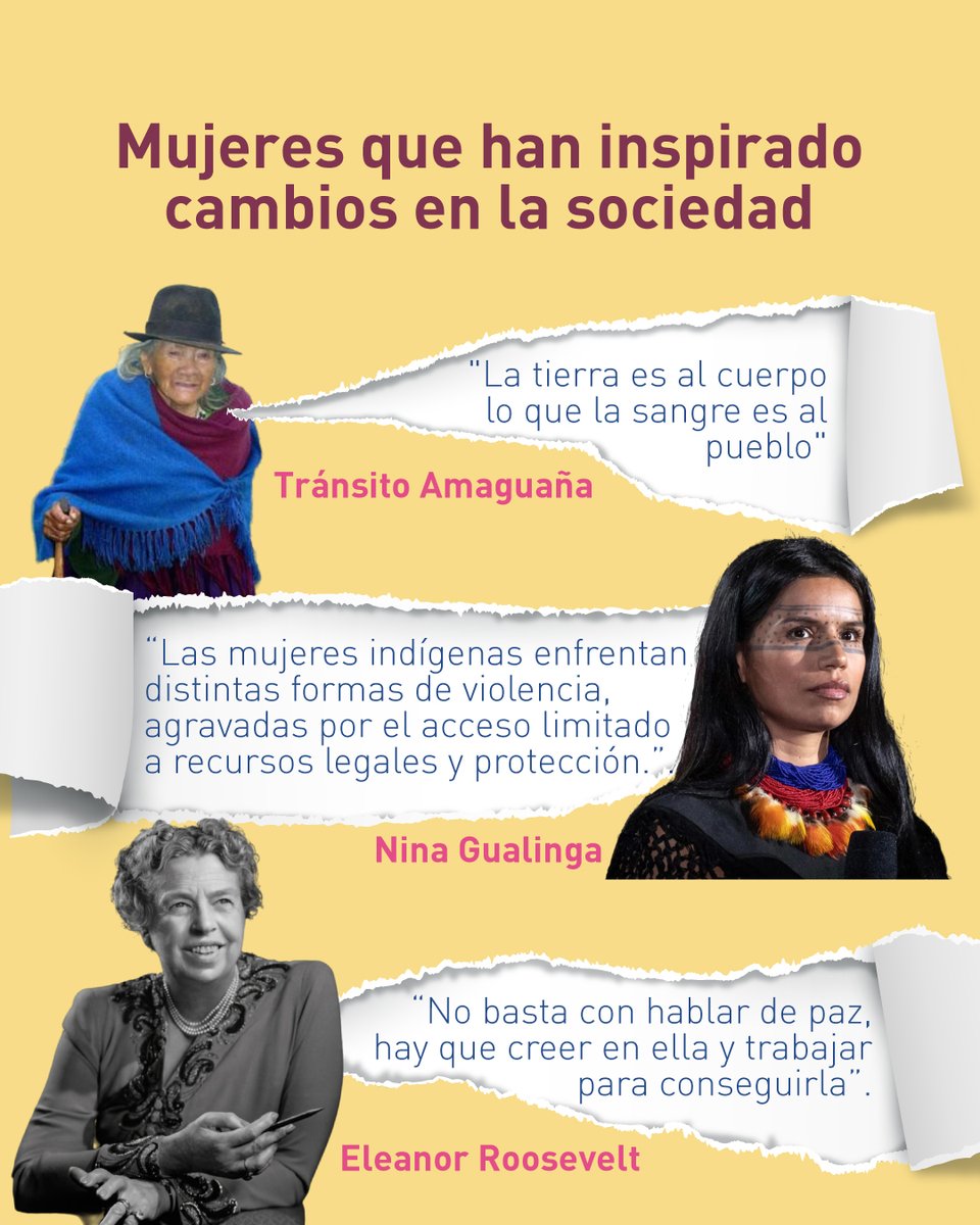 Ellas abrieron camino, ahora nos toca seguir.💜
 
Su valentía nos recuerda que la lucha por nuestros derechos no termina aquí⚖💪🏽

Sigamos juntas, con fuerza y determinación. ¡Hasta que todas seamos libres⚖ ✊

#UnidasPorNuestrosDerechos #powerwomen #mujeres