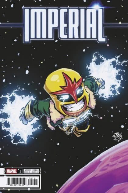 Darren Blackburn shared (on FB) this Skottie Young variant to Imperial #1. 

Yeah, I’m willing to pay extra. #Nova #MarvelCosmic