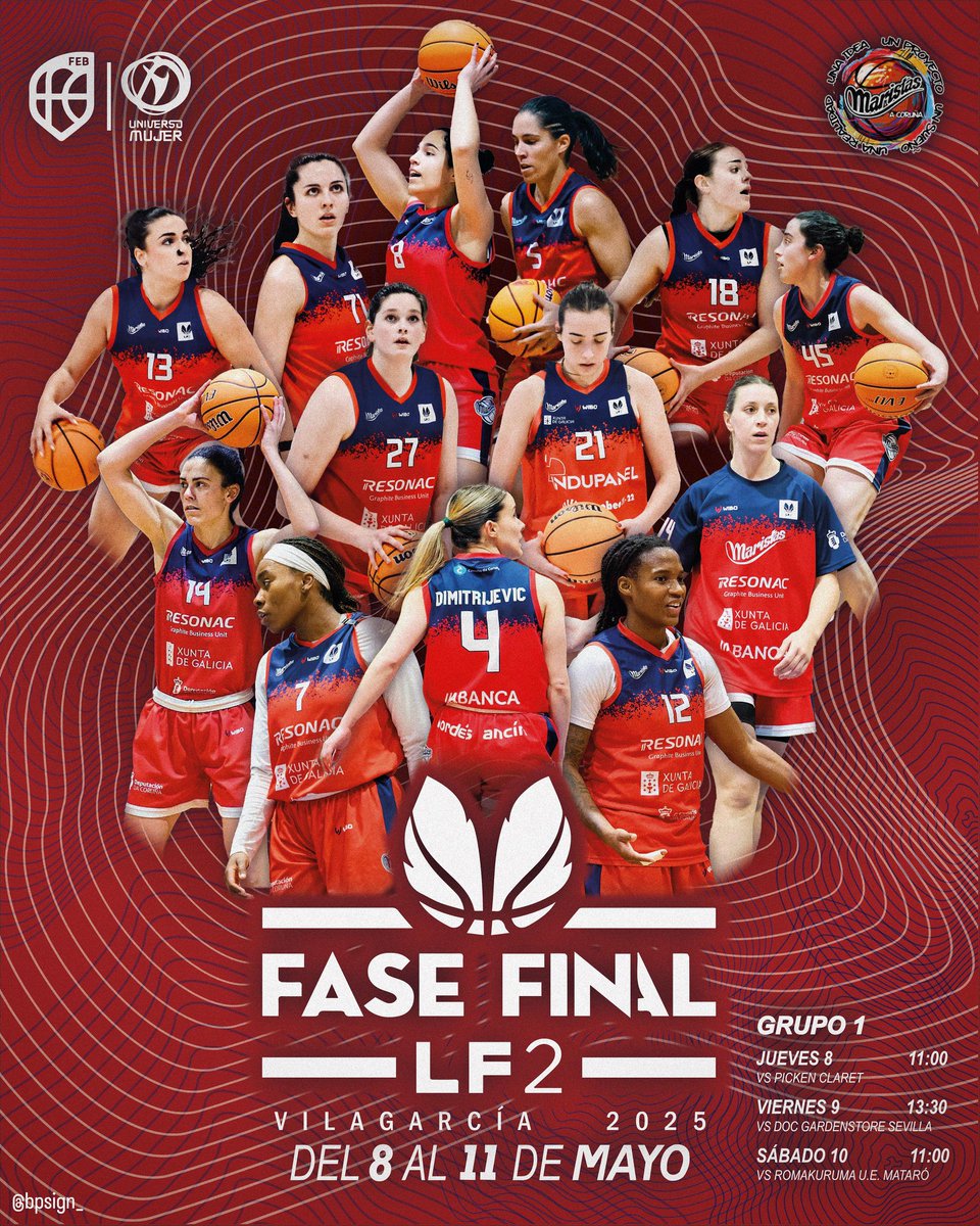 Este club es una gran familia… y la familia se une en los momentos importantes.
Del 8 al 11 de mayo, nuestras chicas juegan en Vilagarcía de Arousa por el ascenso a LF Challenge. 💪🏼🏀