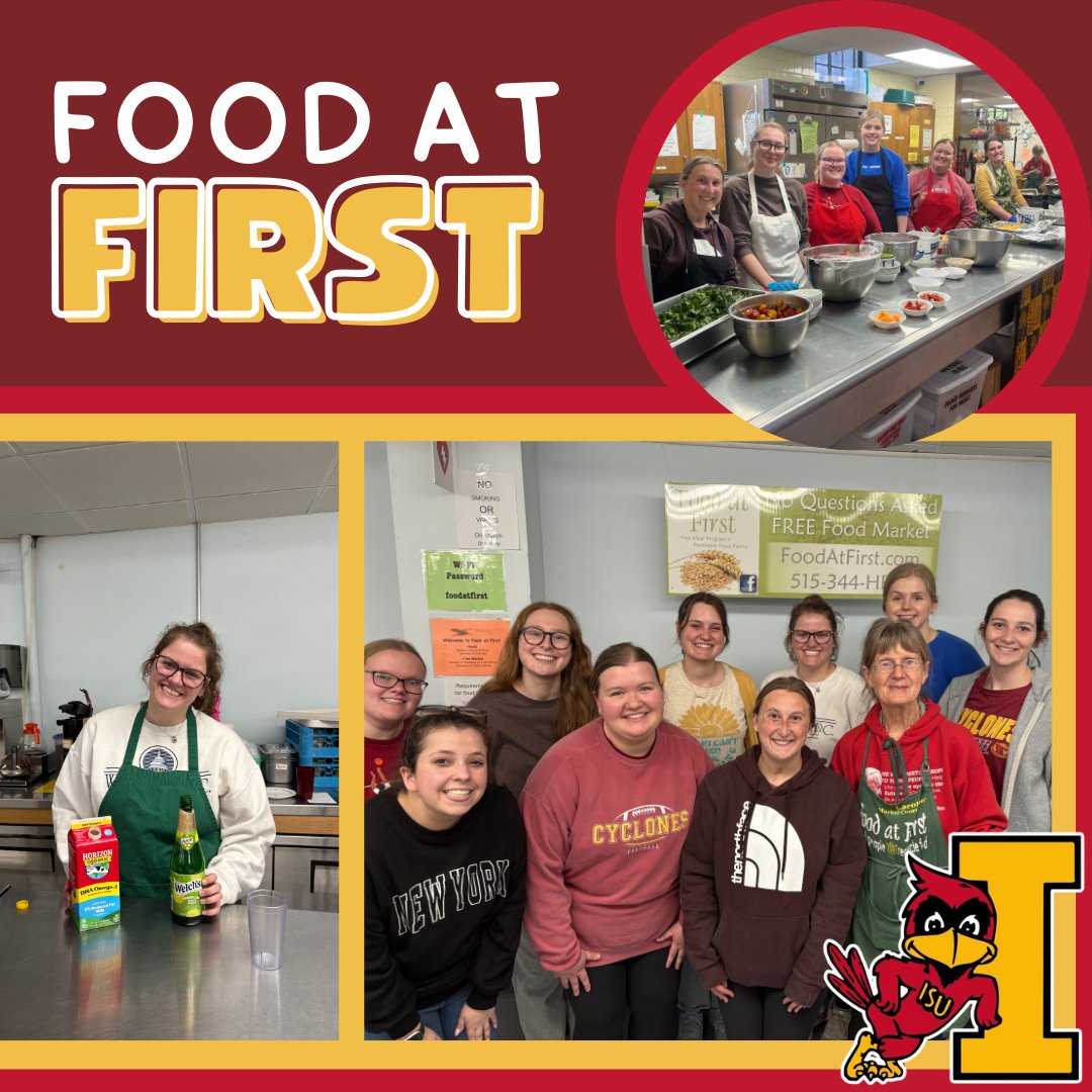 Last meeting of the semester spent doing some good with Phi Upsilon Omicron and Kappa Omicron Nu at Food at First! 🙌 It feels great to give back to the community and finish the semester on a positive note. Can’t wait for more opportunities like this! #FoodAtFirst