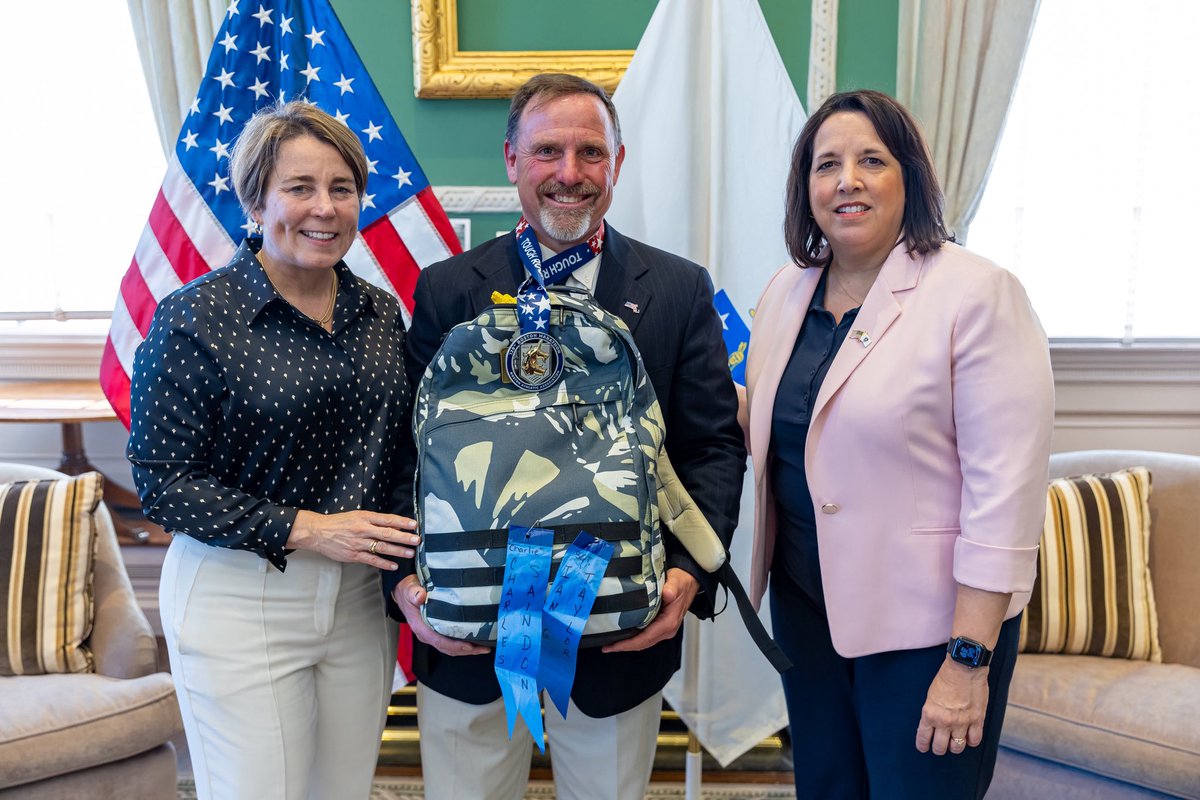 I received “thx” from the Gov &amp; Lt Gov for participating in the <a href="/bostonmarathon/">Boston Marathon</a> 
activities. I told them I RUCKED in the memory of Charlie Saindon and Ian Taylor, who had strong ties to the <a href="/lawrencepolice/">Lawrence, Massachusetts Police</a> &amp; died in 2024: Their names were affixed to my <a href="/ToughRuck/">ToughRuck</a> rucksack.