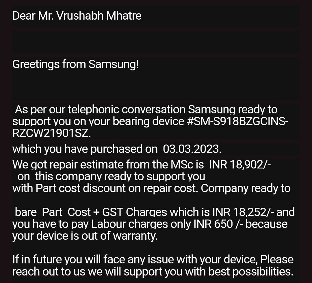 Vrushabhm45's tweet photo. @akshay_aravnd @SamsungIndia @SavageAryan007 @callmeshazzam If you need any help then we can talk https://t.co/5uq2MwbQPG