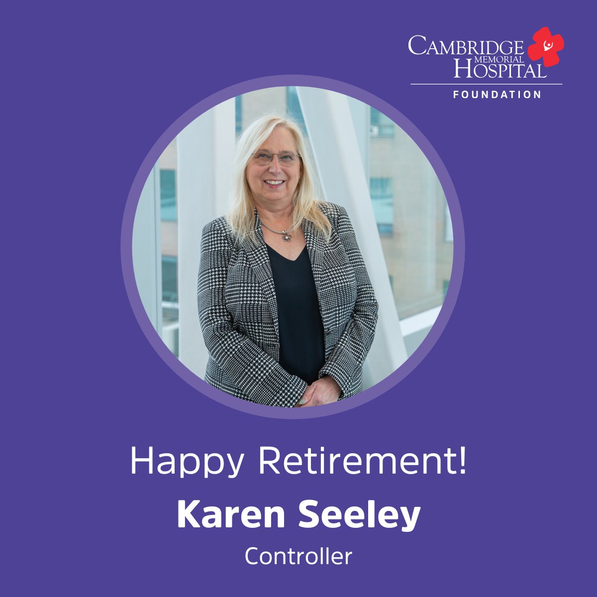 After 27 years of dedication, we bid farewell to Karen Seeley, our Finance Controller. Karen is beginning a well-earned retirement this June. We wish her the best as she moves into this well-deserved new chapter of her life! Read about Karen’s journey: cmhfoundation.ca/news/celebrati…