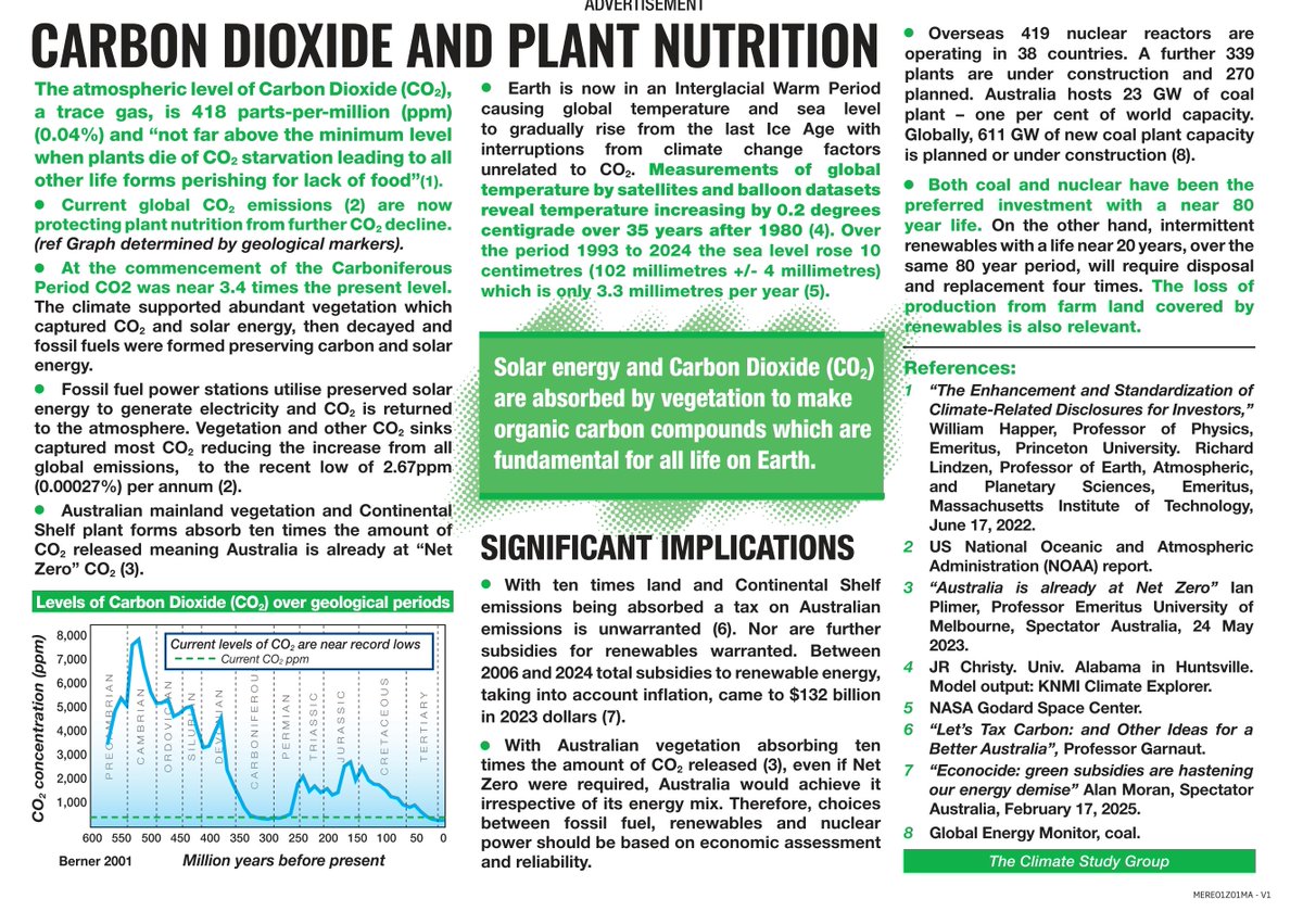 Wondering about the dodgy ad-pretending-to-be-editorial in today's Mercury by the, er, 'Climate Study Group'? Me too. I checked them out. Long history of dodginess. Deets here. 

👉 desmog.com/climate-study-…
 👉theguardian.com/media/commenti…
👉 crikey.com.au/2019/10/08/cli…

#politas