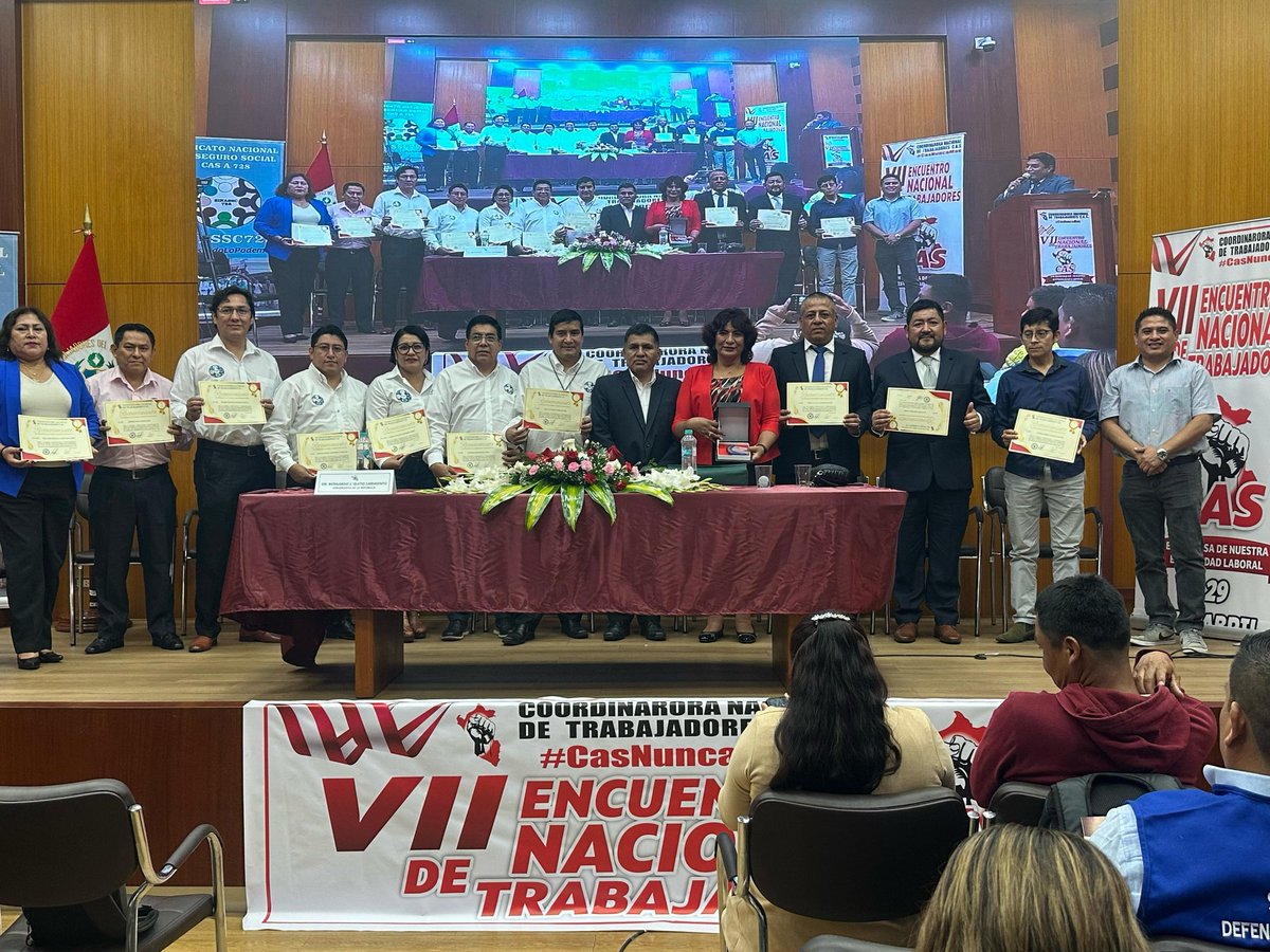 JaimeQuito6's tweet photo. Hoy participé en el VII Encuentro Nacional de Trabajadores #CAS, convocado por la Coordinadora Nacional Trabajadores CAS @CNTCAS, a fin de articular esfuerzos en la lucha legislativa y la movilización social por el derecho a la igualdad laboral. https://t.co/cC69W5XSm4