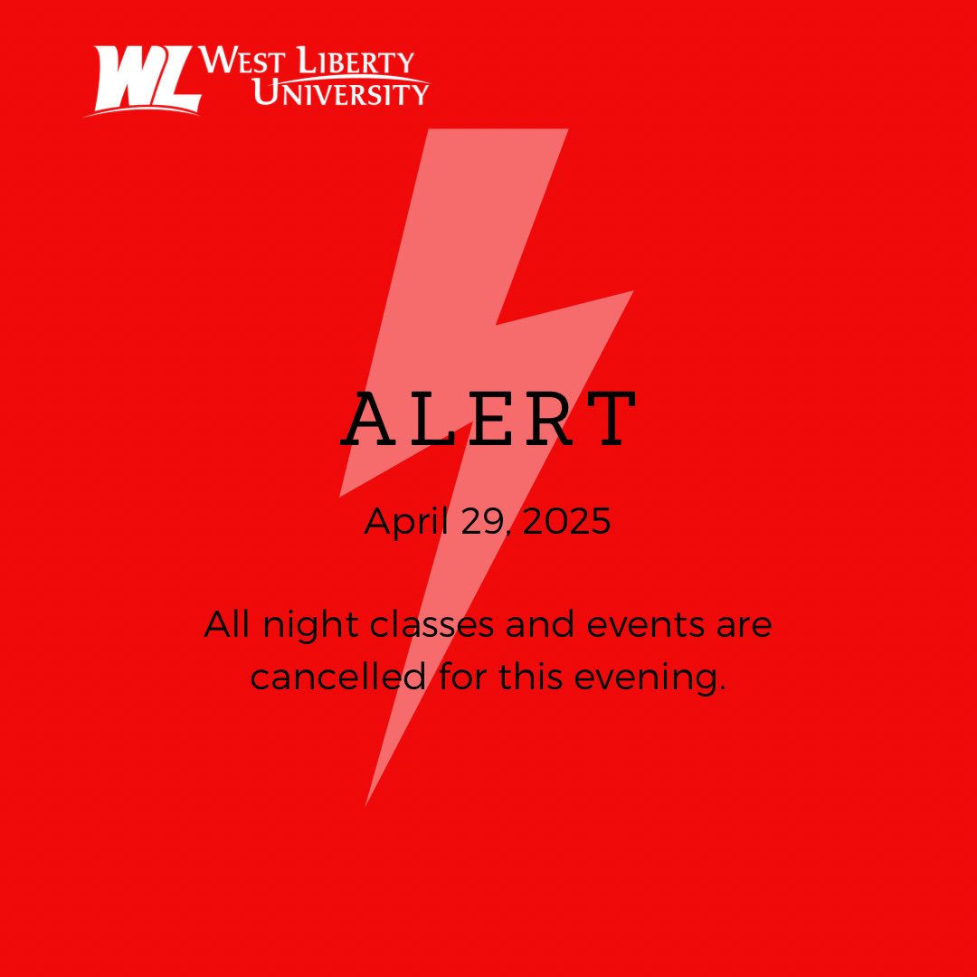 All evening classes and events are canceled for 4/29/25. Check email for more information.