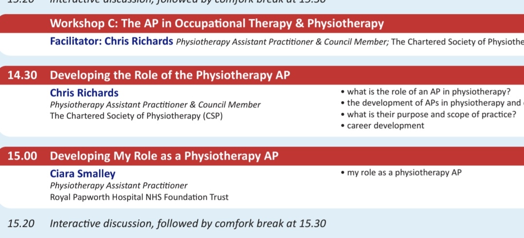 chris_richards2's tweet image. I&apos;m excited to announce that I will be facilitating a workshop on the healthcare confernece uk - developing the assistant practitioner role.
If you&apos;re an Assistant Practitoner, then this conference is not to be missed 
#AssistantPractitioner

healthcareconferencesuk.co.uk/virtual-online…