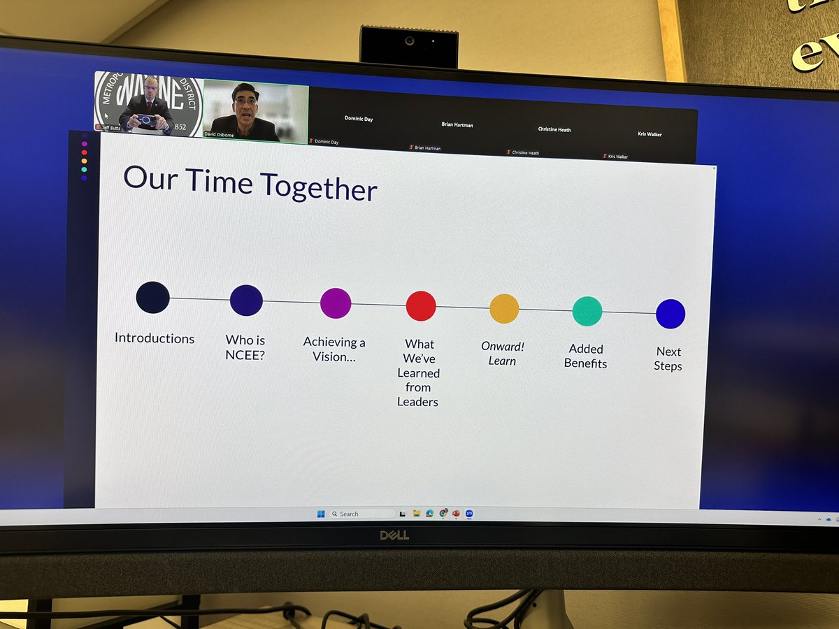 WayneTwpSuper's tweet image. Tonight we kicked off our National Institute of School and Systems Leadership learning with @CtrEdEcon. Excited to further develop 145 leaders in @WayneTwpSchools who will support 820 teachers through Teaching for Effective Learning.  #wearewayne