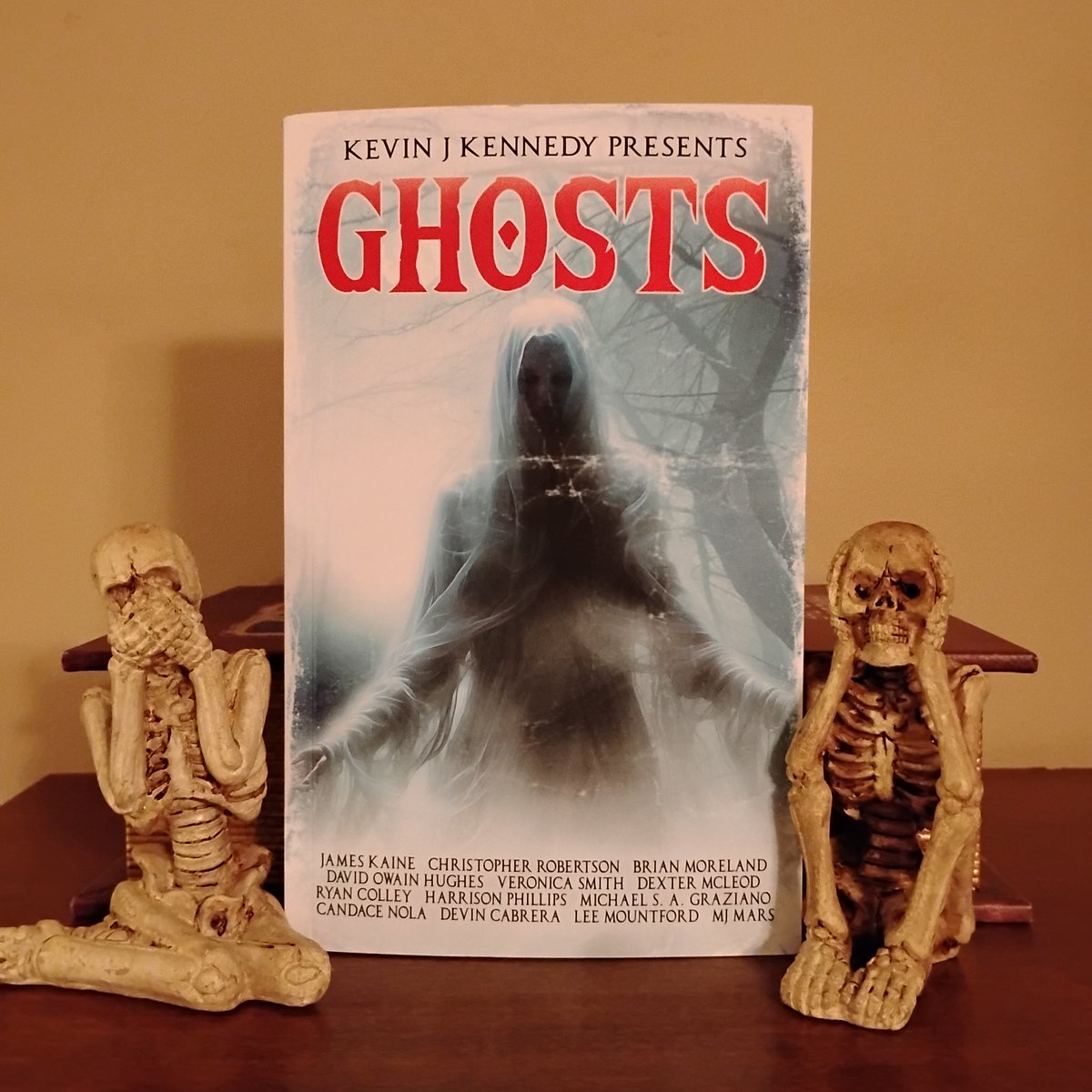 (1/5) Excited my copy of Ghosts by <a href="/KevinJKennedy01/">Kevin J Kennedy</a> / KJK Publishing has arrived! It includes my story, "I Am Not a Haunted House," which is one of my favorite things I've written.