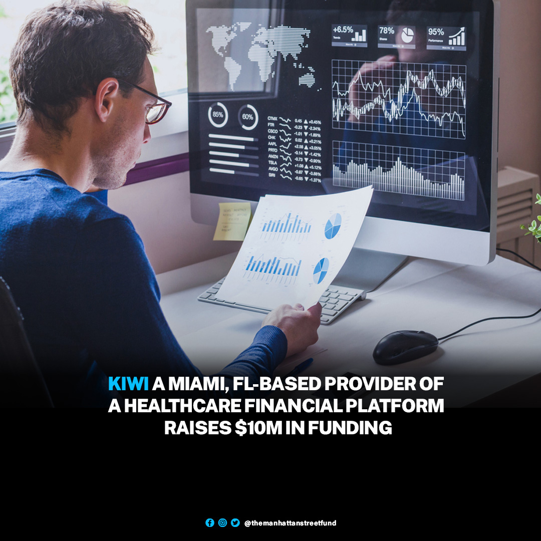 Kiwi, a Miami, FL-based provider of a healthcare financial platform, raised $10M in funding. The company intends to use the funds to expand operations and its development efforts.

#Kiwi #MiamiStartup #HealthcareTech #HealthFinTech #StartupFunding #SeriesAFunding