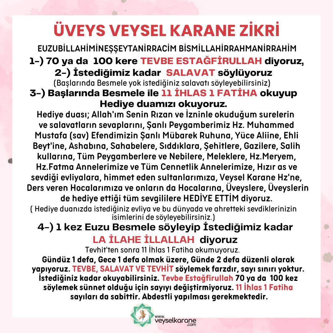 Yurtdışı Üveysleri (@uveysleris) on Twitter photo Suya girmeden yüzmenin zevkine asla varılmaz. Zikre girmeden ilahi armağanlara asla ulaşılmaz. Gör bak, Rabbin senin için ne güzellikler saklamış... <a href="/veyselkarane/">veyselkarane</a>
Üveys Veysel Karane Zikri'ni Yaşamanız Gerekir!
Yaşa ve Gör! Suya girmeden yüzmenin zevkine asla varılmaz. Zikre girmeden ilahi armağanlara asla ulaşılmaz. Gör bak, Rabbin senin için ne güzellikler saklamış... <a href="/veyselkarane/">veyselkarane</a>
Üveys Veysel Karane Zikri'ni Yaşamanız Gerekir!
Yaşa ve Gör!