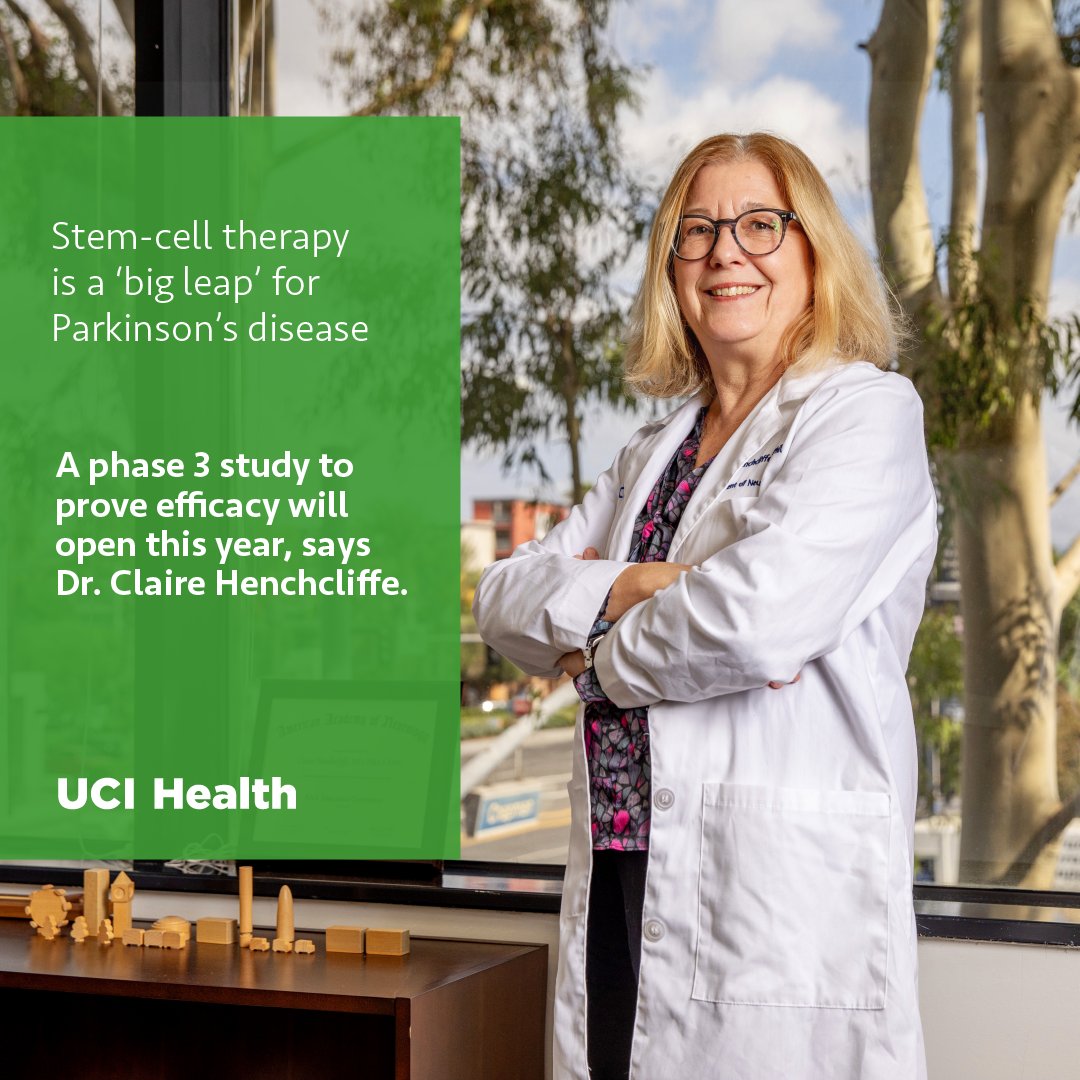 Calling it a "big leap in the field" of #Parkinsonsdisease treatment, <a href="/Nature/">nature</a> reported that a stem cell-derived therapy improved participants' symptoms in a clinical trial conducted by researchers at <a href="/UCIrvine/">UC Irvine</a> and others. bit.ly/4lLywMv #ParkinsonAwarenessMonth