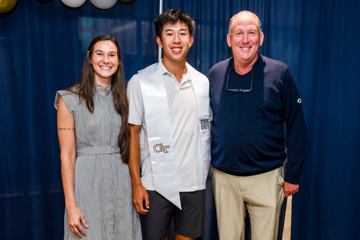 Looking forward to seeing Aidan Tran walk across the stage this weekend. He'll receive his bachelor's degree in business administration in just 3 years, and he still has another year of golf eligibility. Salute! #StingEm