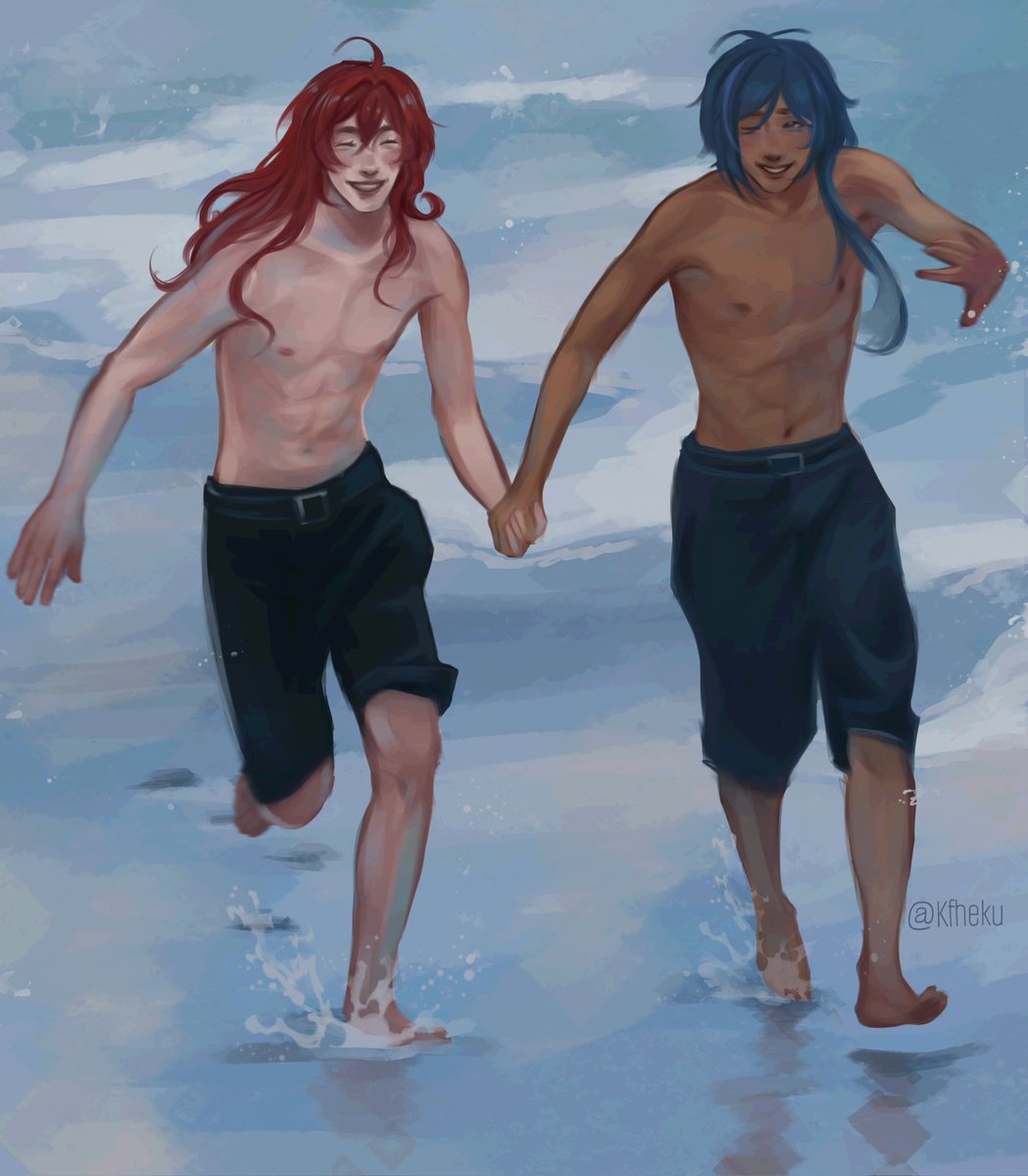 kfheku's tweet photo. Happy Birthday, Diluc! 🍇
#Diluc #Kaeya #kaeluc #luckae #art https://t.co/4L8VAz6f65