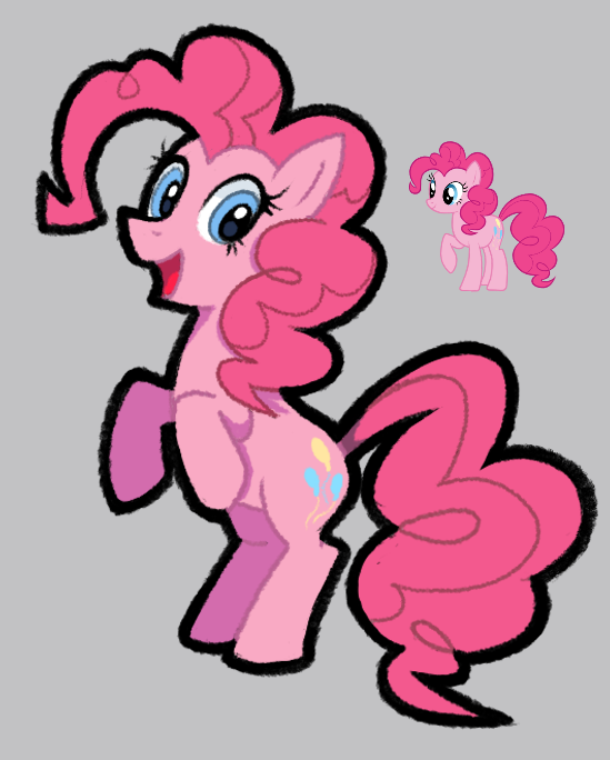 「pinkie」|mannoのイラスト