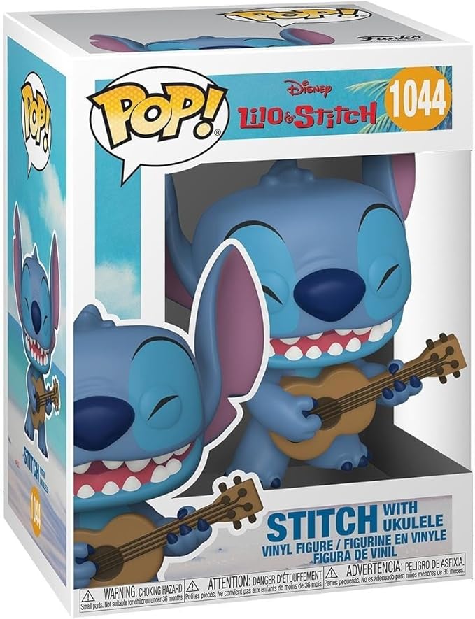 🌺 ¡Stitch con su ukelele! Perfecto para los fans de *Lilo &amp; Stitch* y coleccionistas.

#FunkoPop #Disney #Stitch #LiloandStitch

👉 amzn.to/4cpxCB5