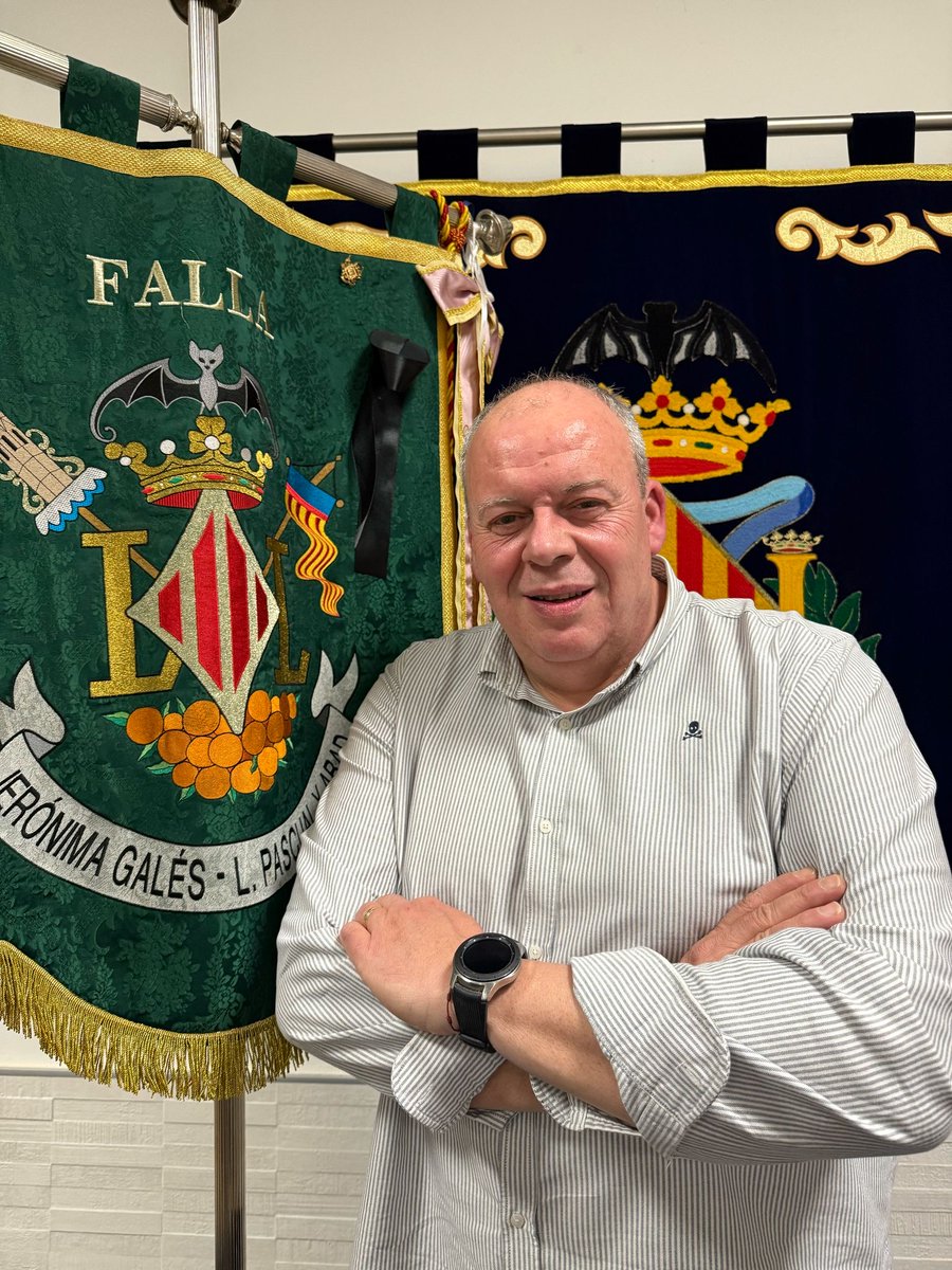 El pasado viernes 25 de abril, la <a href="/fjeronimagales/">Falla Jerónima Galés Lit. Pascual i Abad</a> tras la Junta General Extraordinaria  tuvo lugar  la elección del presidente para el próximo ejercicio fallero  2025/2026 siendo nombrado y elegido un año más José Valle García