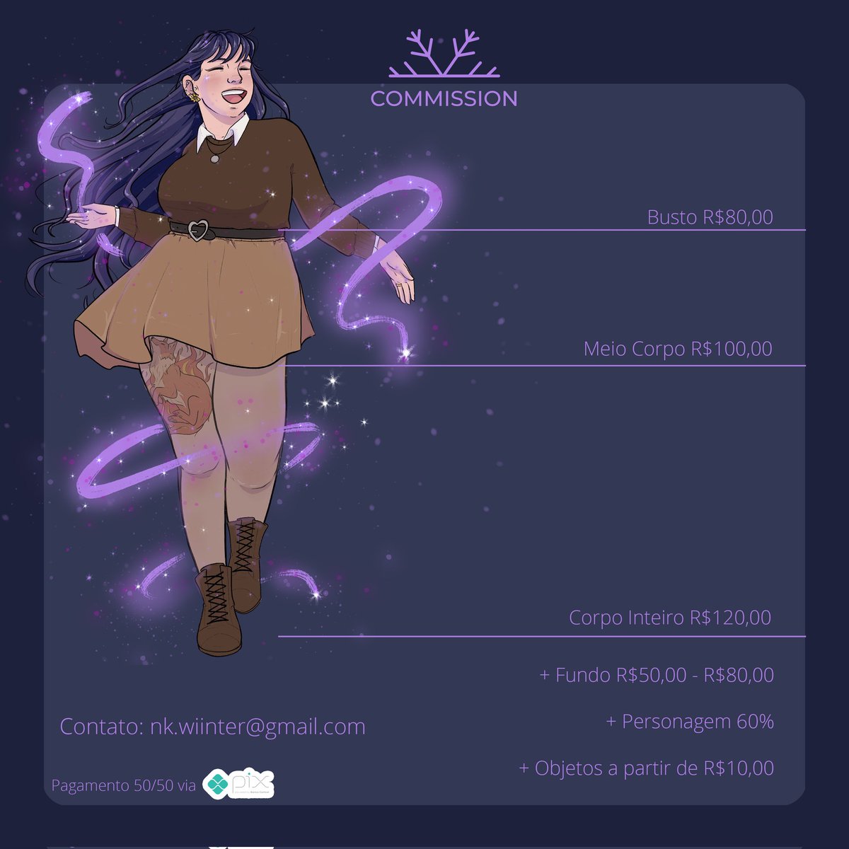 nkwiinter's tweet photo. ENCOMENDAS ABERTAS!!

Vagas para Maio e Junho disponíveis!

Faço:

✔️ Capas (ebook e físico)

✔️ Ilustrações para brindes e redes sociais

✔️ Arte hot

✔️ Design de Personagem

✉️ Contato: nk.wiinter@gmail.com https://t.co/WLcFII6IPb