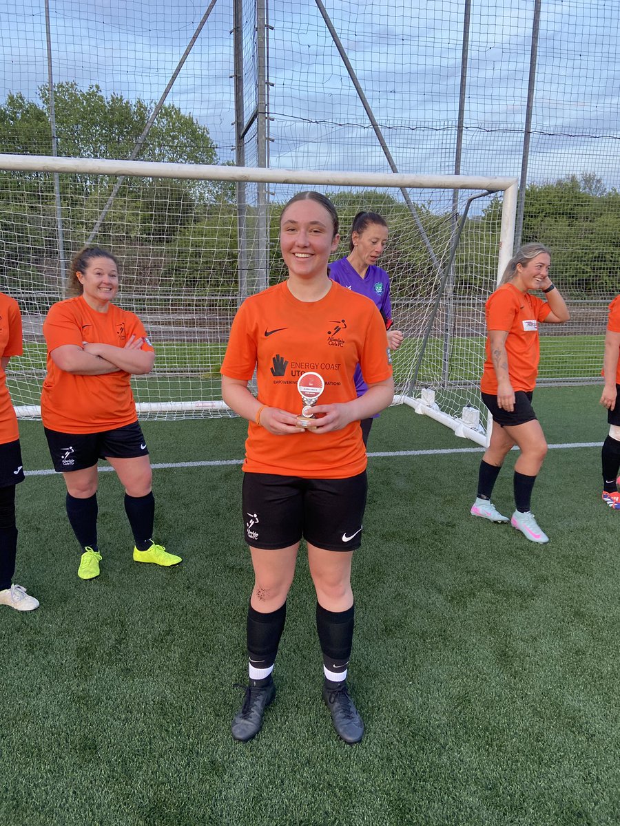 Tuesday night football for a change as we went to the top of the <a href="/CumberlandFA_WL/">The Andrea Buggy Women's League</a> for at least one night after a victory against a young <a href="/whitehavenafc/">Whitehaven AFC</a> team. 
So it was fitting that one of our up &amp; coming players “Kobie”was awarded our GOG after a fine performance on her debut