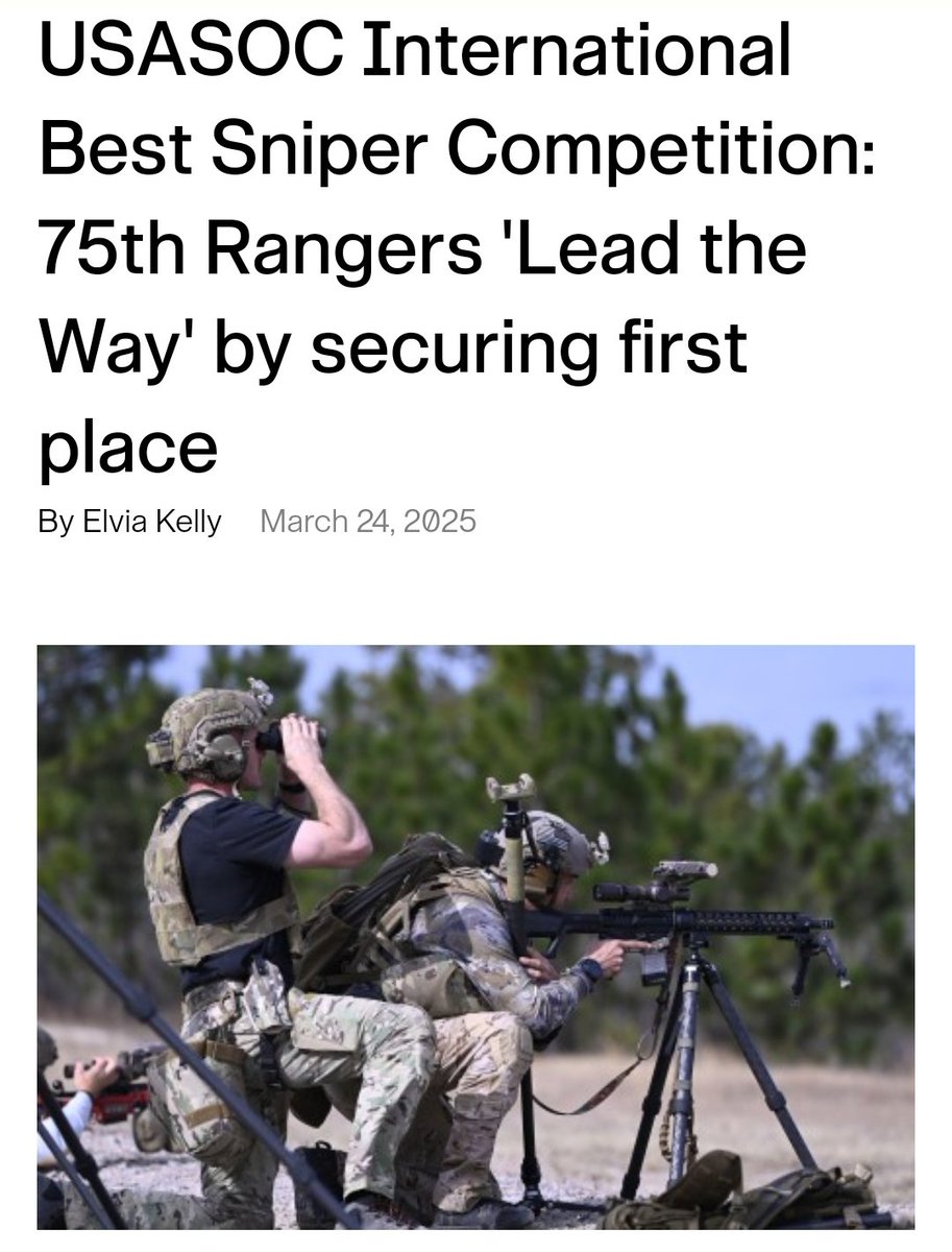 RGR_BoB's tweet image. Fantastic work from the boys over at 75th Ranger Regiment. 

Best Ranger ✔️
Best Sniper ✔️
Best Sapper ✔️

#bestranger #bestsniper #bestsapper