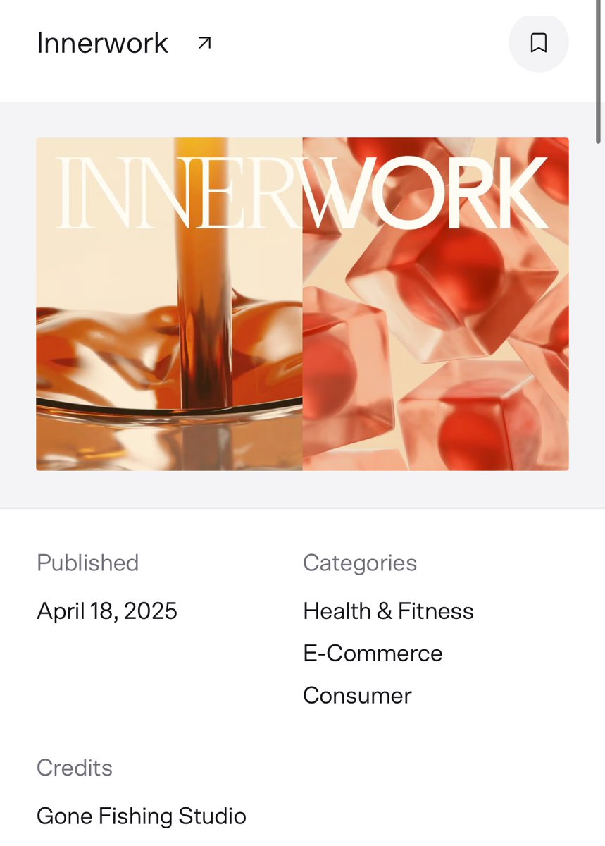 Innerwork by <a href="/gone___fishing/">Gone Fishing Studio</a> and <a href="/practice_inc/">Practice</a> up on <a href="/siteinspire/">Siteinspire</a> 🧨