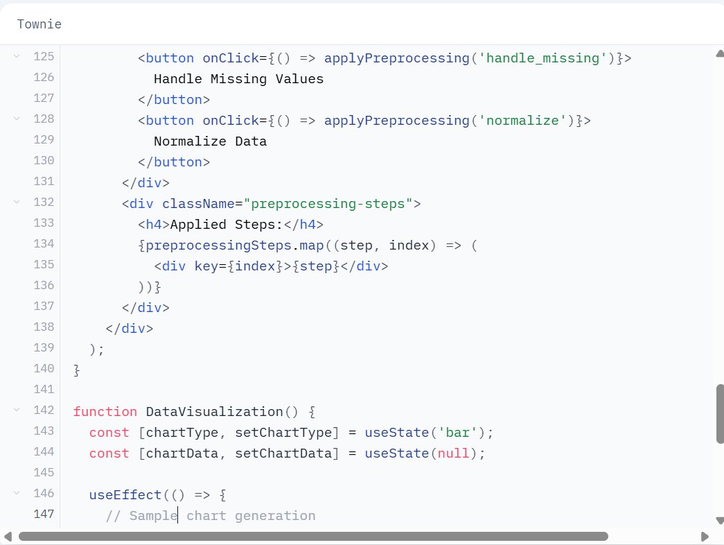 JulietKachi3's tweet image. Week 2, I use Townie ai, to design a DataAnalyst app that connects to data sources, cleans & analyzes data, and creates interactive dashboards with robust security & collaboration features.
@alx_africa
#ALX_AiSK
#AIforData 
#AppDevelopment