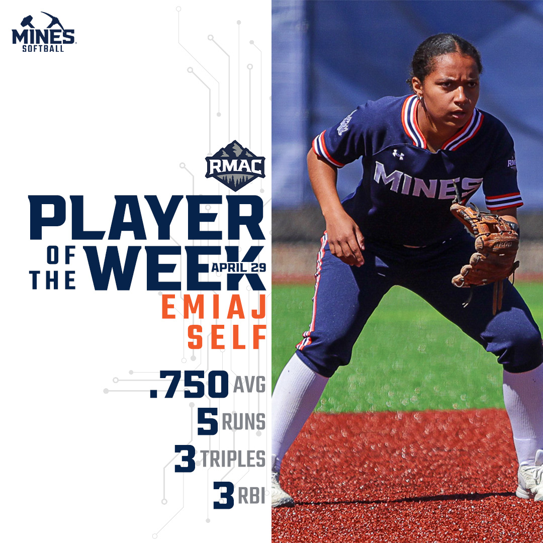What a weekend for Emiaj Self as she earns RMAC Player of the Week honors for the first time in her career to close out the season!

#HelluvaEngineer
