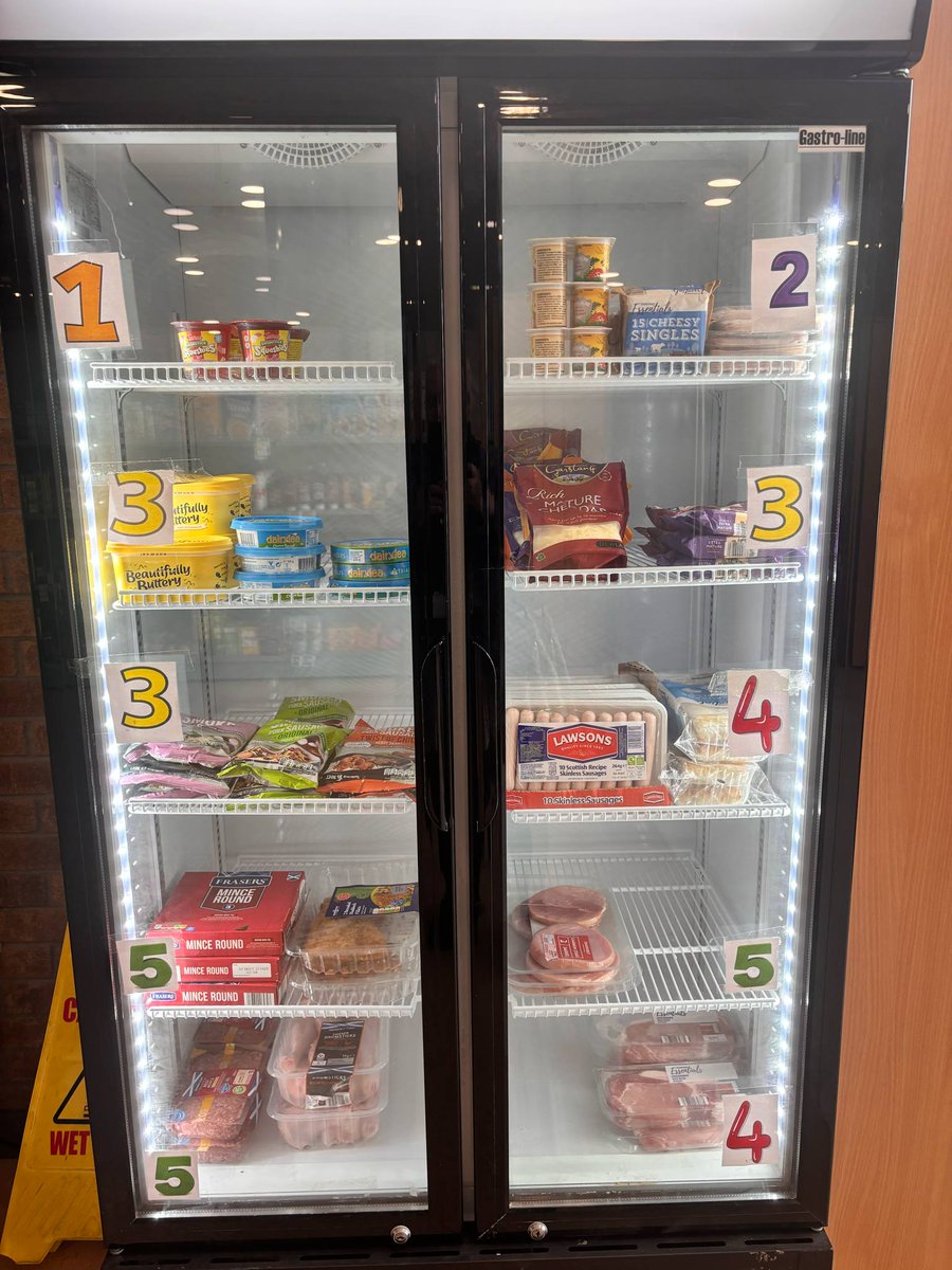 Larder ready for Wednesday’s shoppers