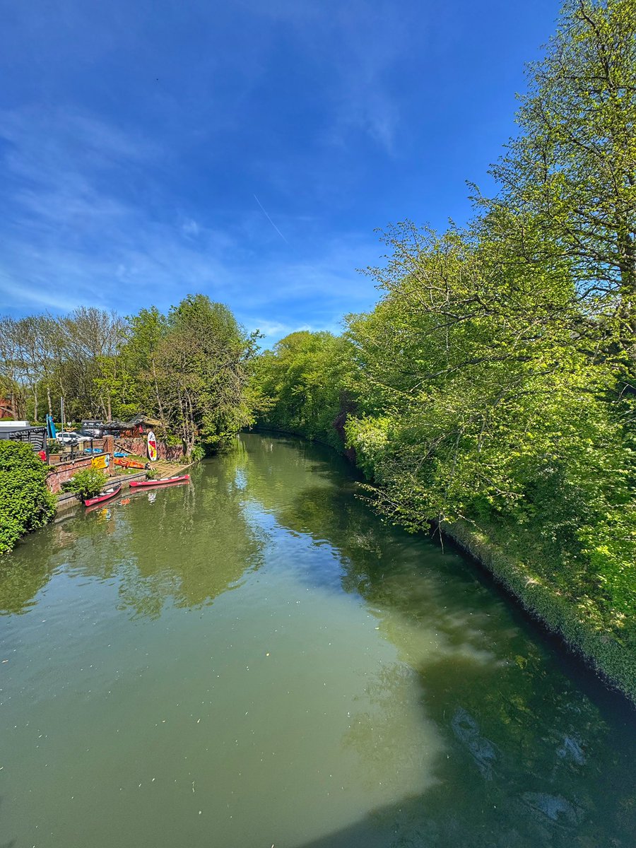 Sunshine on the Wensum today. #Norwich