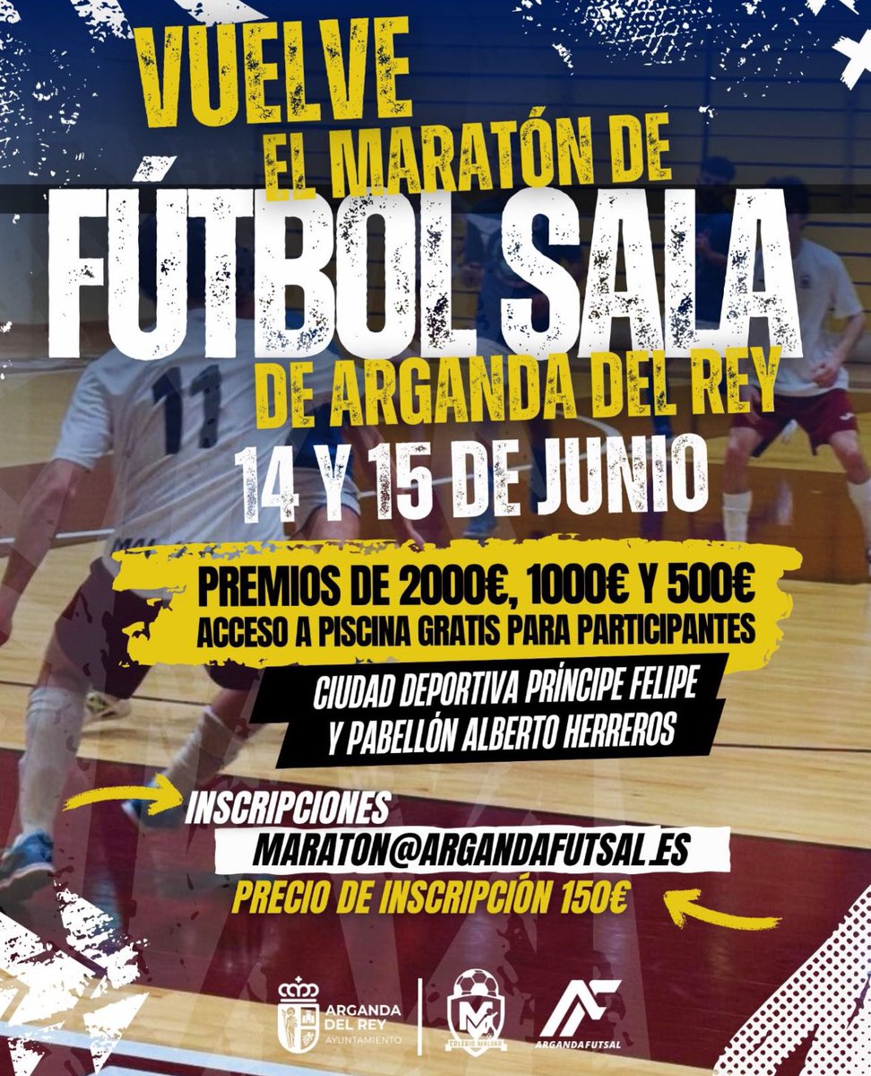 No lo dudes y pide información…. <a href="/ColegioMalvar/">Colegio Malvar</a> <a href="/Arganda_Ayto/">Arganda del Rey</a> <a href="/ArgandaFutsal/">Arganda Futsal</a> <a href="/ActualArganda/">ArgandaActual</a>