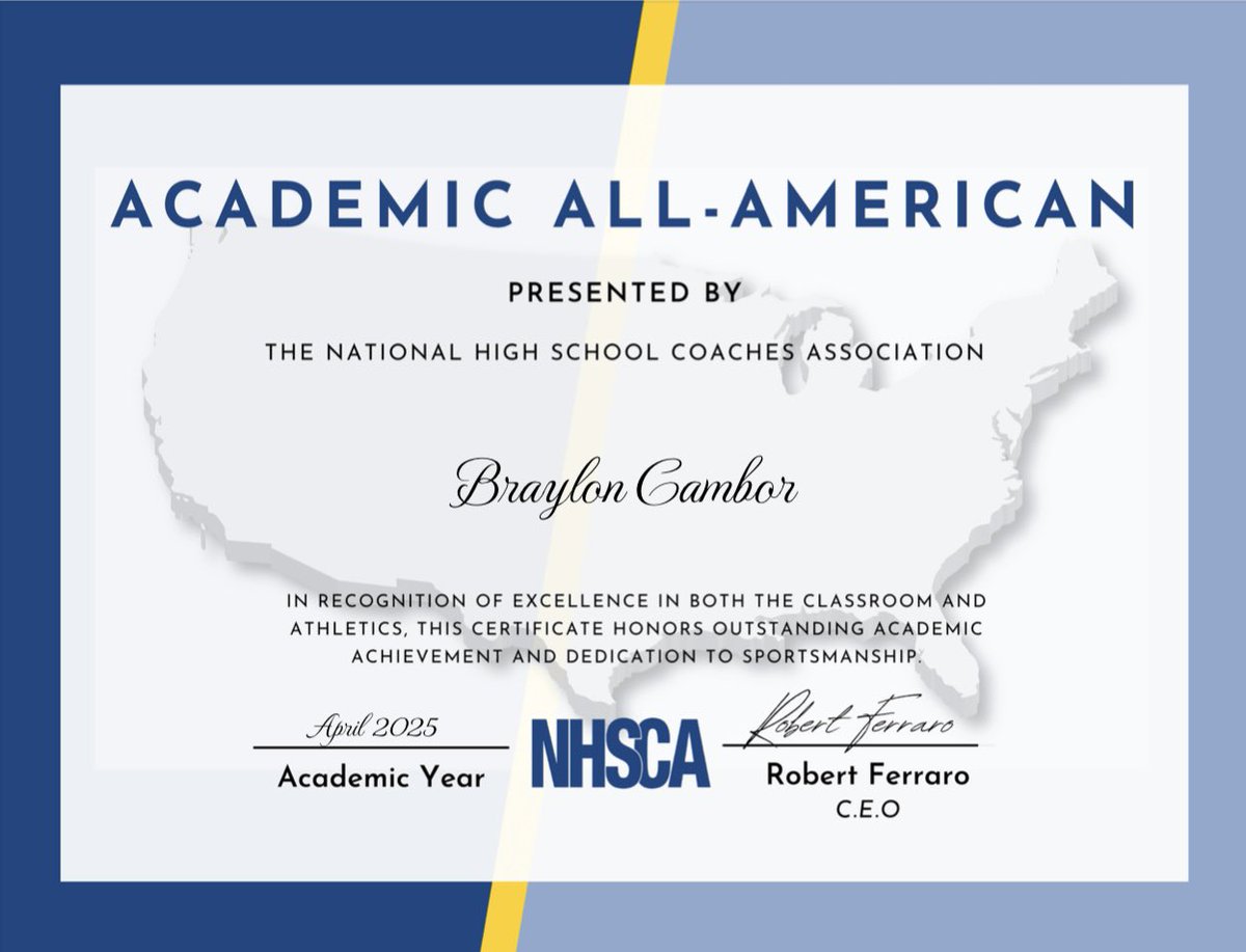 Grateful to represent <a href="/Pace_FB/">Pace Academy Football</a> on <a href="/NHSCA/">NHSCA</a>’s Academic All-Americans! 
<a href="/CoachJay92_/">.</a> <a href="/Coach_JRjones/">Tony Jones Jr.</a> <a href="/CoachKev79/">BIG DAWGS CLUB, LLC</a>
