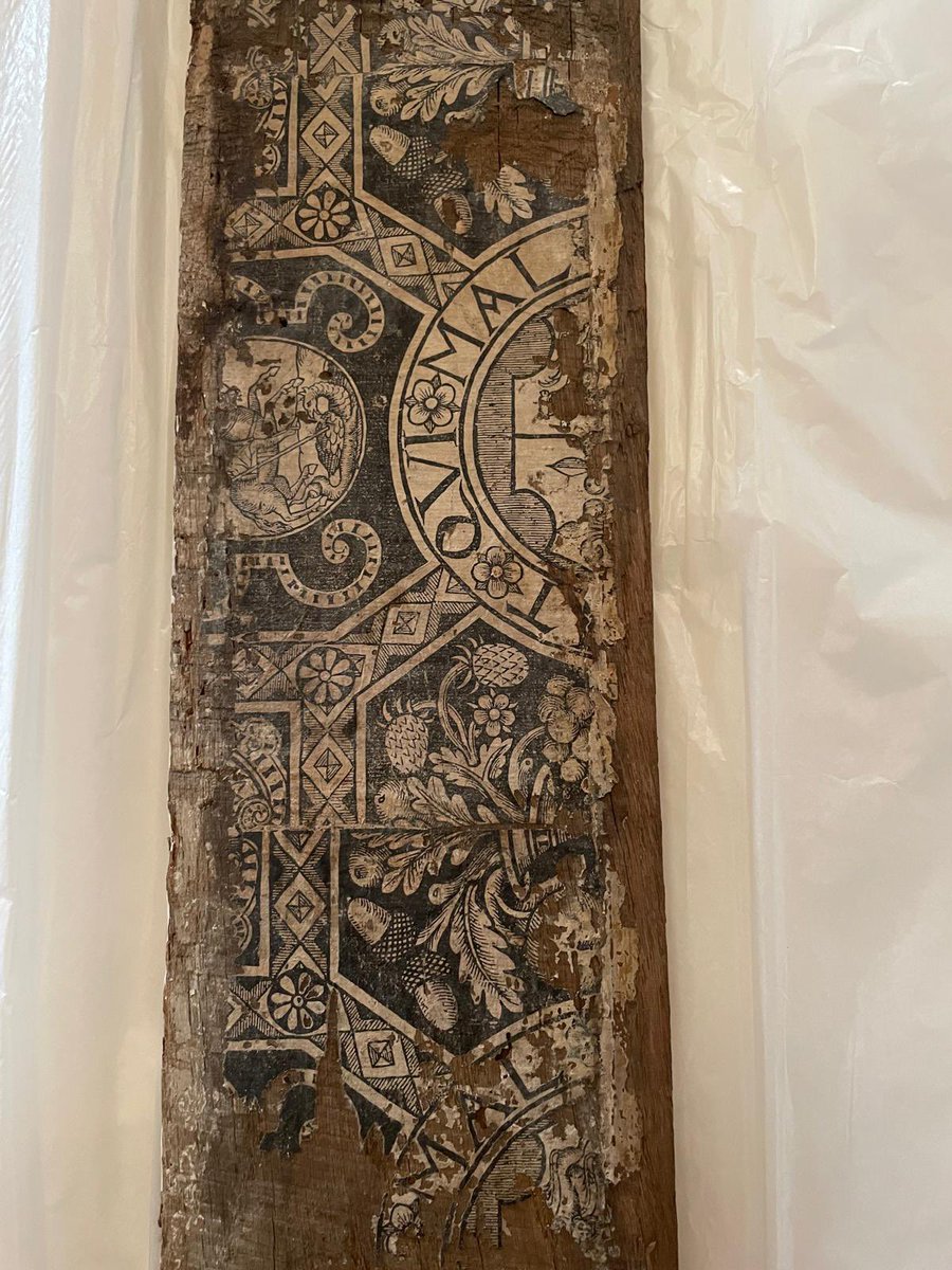 My wife saw this on a tour today of Henry VIII’s private apartments at Hampton Court today in apartments for ladies in waiting. Apparently, this product was customisable for arms and heraldic devices of one’s choice. But I bet you needed to buy in bulk. <a href="/legalstyleblog/">Legal Style Blog</a> <a href="/tc1415/">Benjamin Lewis</a>