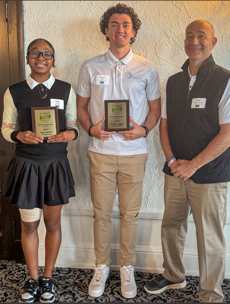 Trinity Athletics (@trinityhssports) on Twitter photo CVC Sportsmanship Award winners Iniya Charlton and Cooper Hughes. Congrats! <a href="/TrinityHS/">Trinity High School</a> <a href="/THSTrojanHoops/">Trojan Hoops</a> <a href="/RonDonaldsonJr1/">Ron Donaldson Jr</a> CVC Sportsmanship Award winners Iniya Charlton and Cooper Hughes. Congrats! <a href="/TrinityHS/">Trinity High School</a> <a href="/THSTrojanHoops/">Trojan Hoops</a> <a href="/RonDonaldsonJr1/">Ron Donaldson Jr</a>