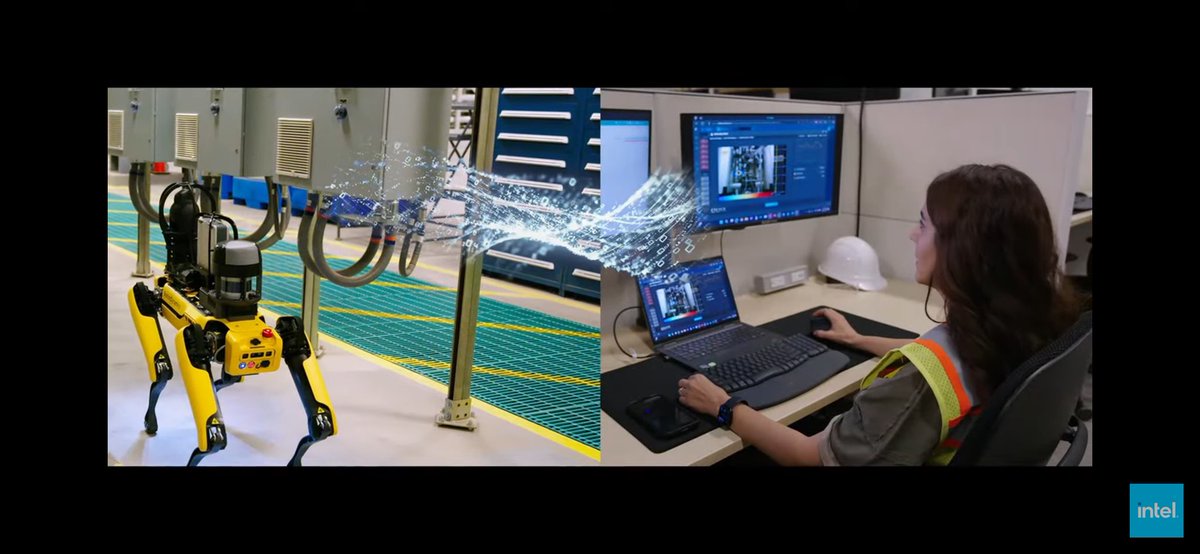 uncommon_sensor's tweet image. $INTC will be using CHIP, robot dog automation at the fabs.