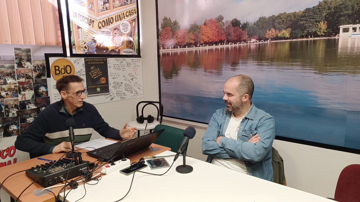 Hace unos días Jose Miguel Vera me invitó a su 'oasis' radiofónico llamado 'La Bicicleta de Sanse' en el precioso Centro Cultura Blas de Otero. 

OJOCUIDAO, es una turra sin música.

iVoox
go.ivoox.com/rf/145749045
Spotify 
open.spotify.com/episode/2syIDN…