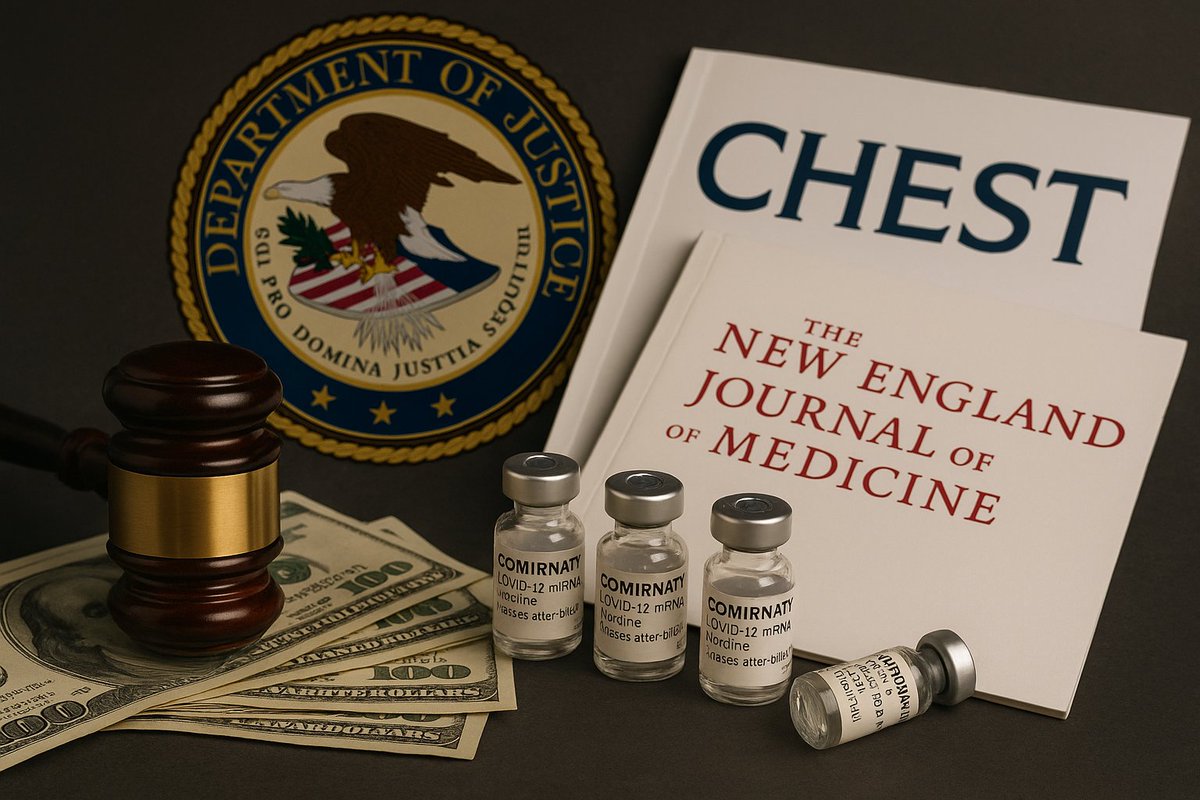 🚨 BREAKING: DOJ Launches Investigation Into Top Medical Journals Over Bias, Fraud, and Corruption 

DOJ letters issued to prominent Journal Cartel members over:
🔴Suppression of vaccine safety data
🔴Wrongful retractions
🔴Financial conflicts

It's about time 👏