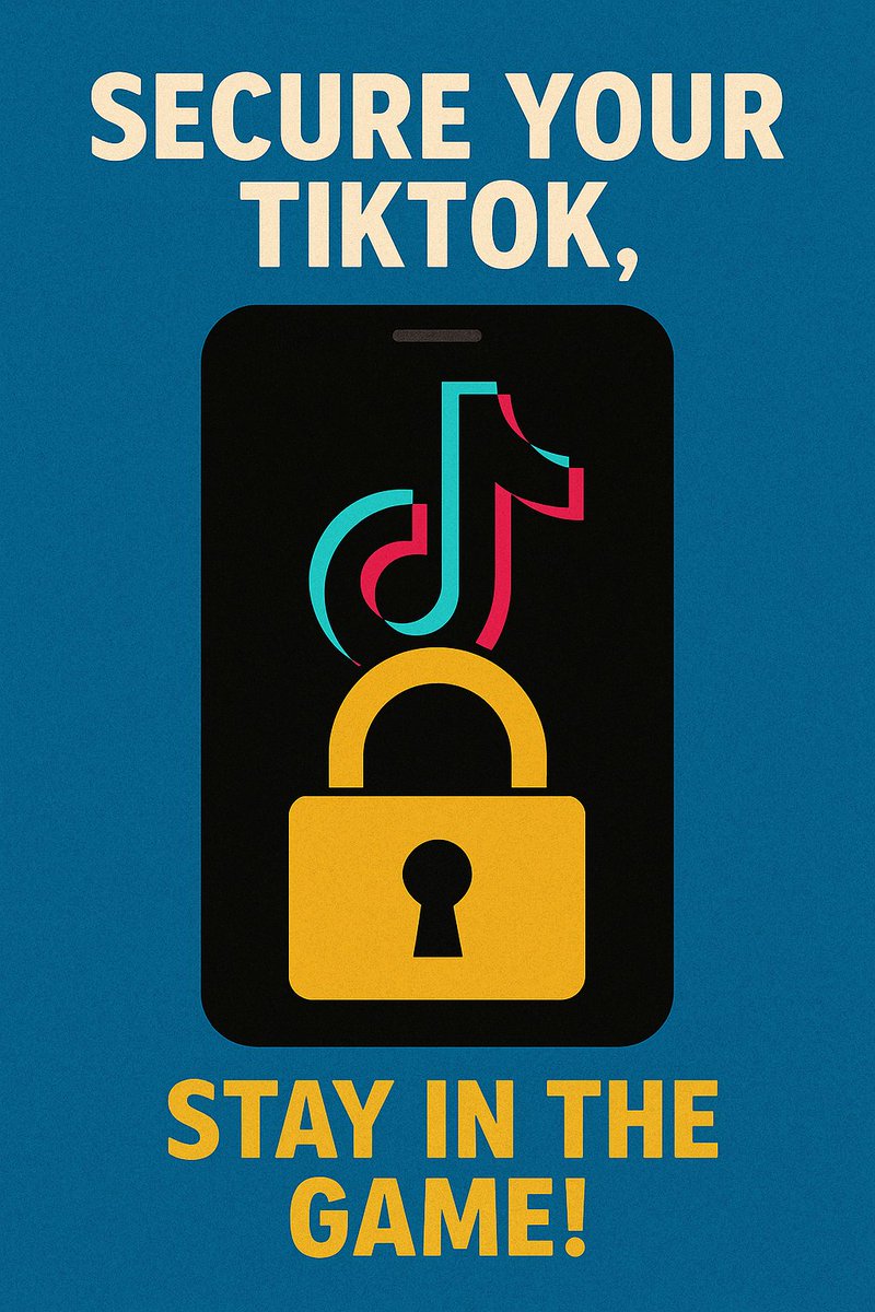 Secure Your TikTok, Stay in the Game!
Creators, don’t risk losing your hard work!
🔒 Enable 2FA
🛡️ Use a strong password
🚫 Avoid suspicious links
Protect your content. Protect your hustle.
#TikTokTips #DigitalCreator #SecureYourAccount #ContentSafety #NoMoreBans #StaySafeOnline