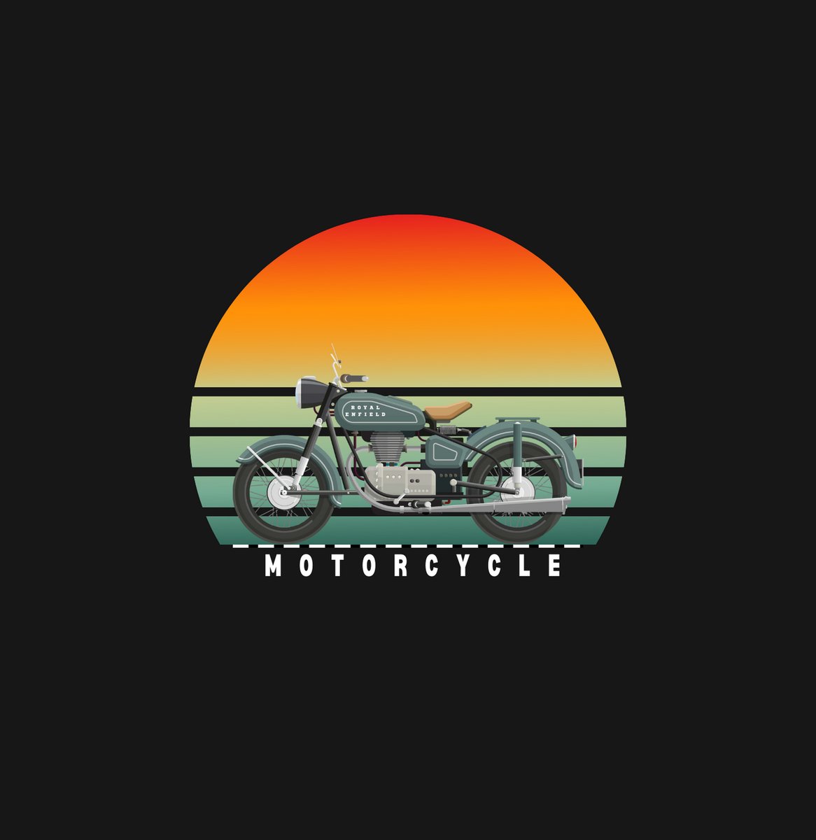 mdismail109107's tweet image. The image shows a vintage-style illustration of a Royal Enfield motorcycle against a retro sunset background.
#RoyalEnfield
#VintageMotorcycle
#RetroBike
#MotorcycleArt
#ClassicMotorcycle #BikeIllustration #SunsetDesign #RetroVibes
#MotorcycleLovers #TwoWheelsForever #CustomBike