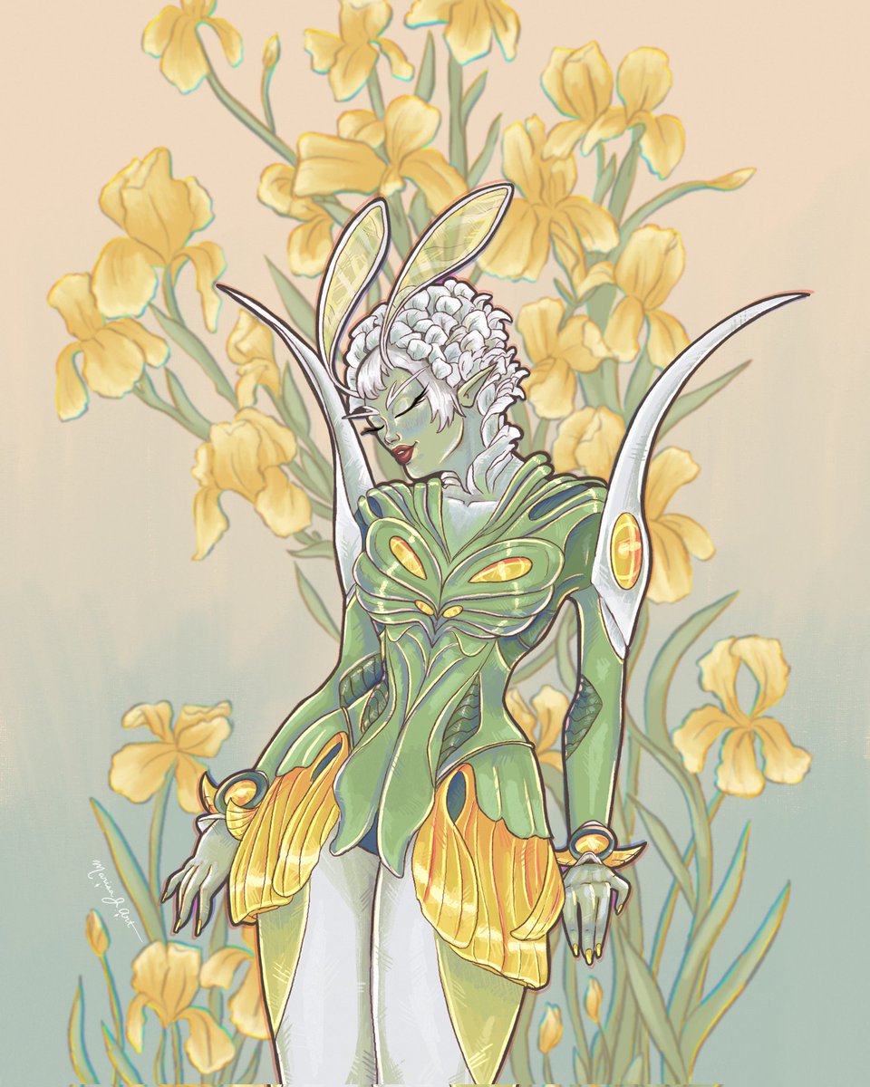 flora maiden Mantis as Mucha's the flowers to say l'm obsessed with this skin is an understatement💚💛
#marvelrivals #mantis #alphonsemucha #artnouveau #artstudy #floramaiden #marvelrivalsfanart